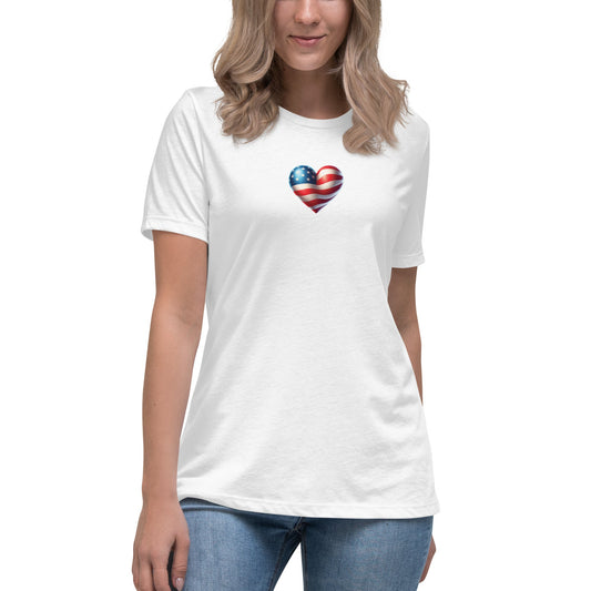 4th of July Shirts for Women - Independence Day Apparel - USA Love Top - Rebel Park USA