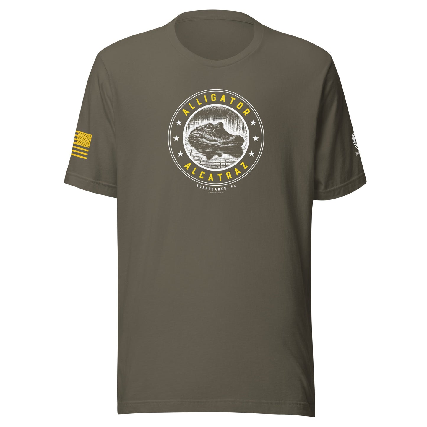 Alligator Alcatraz T-Shirt - Men's T-Shirts - Conservative Tees - Patriotic Shirts - Funny Shirts - Rebel Park USA