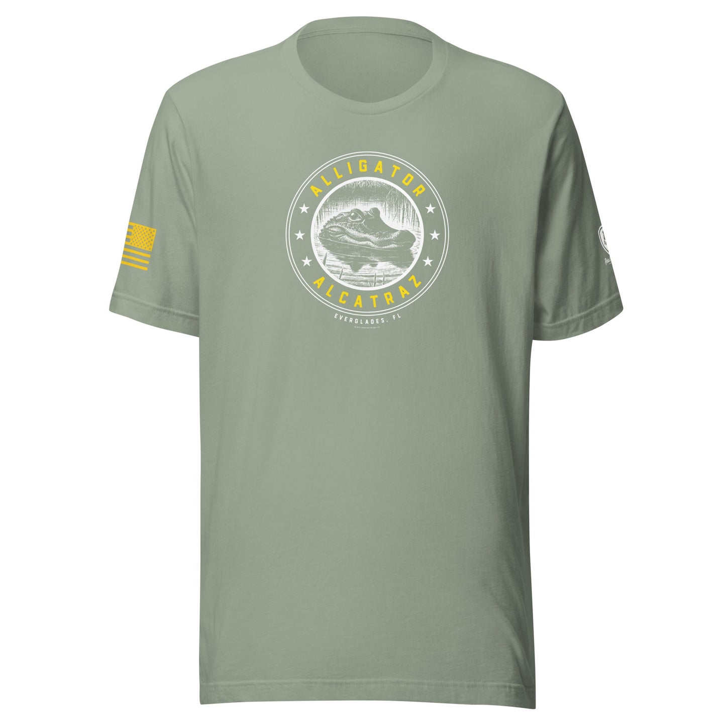 Alligator Alcatraz T-Shirt - Men's T-Shirts - Conservative Tees - Patriotic Shirts - Funny Shirts - Rebel Park USA