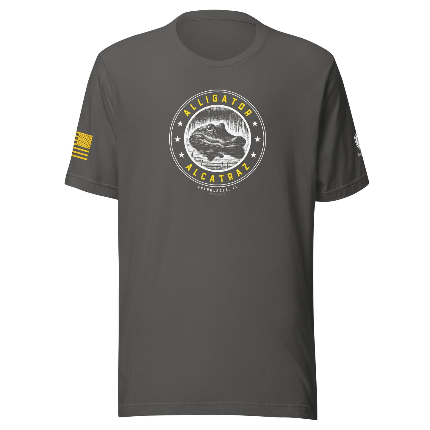 Alligator Alcatraz T-Shirt - Men's T-Shirts - Conservative Tees - Patriotic Shirts - Funny Shirts - Rebel Park USA