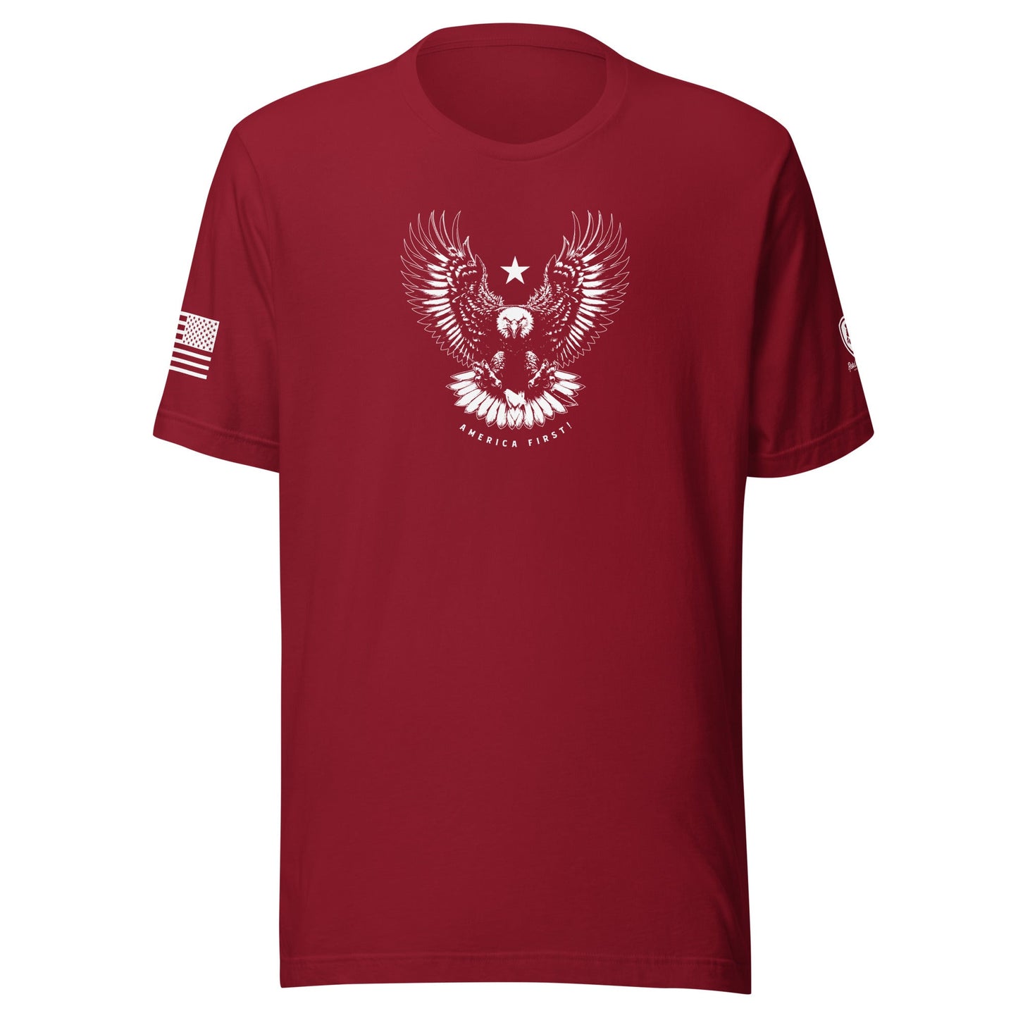 America - First T-Shirt - MAGA Tees for men - Patriotic Men's Shirts - Rebel Park USA