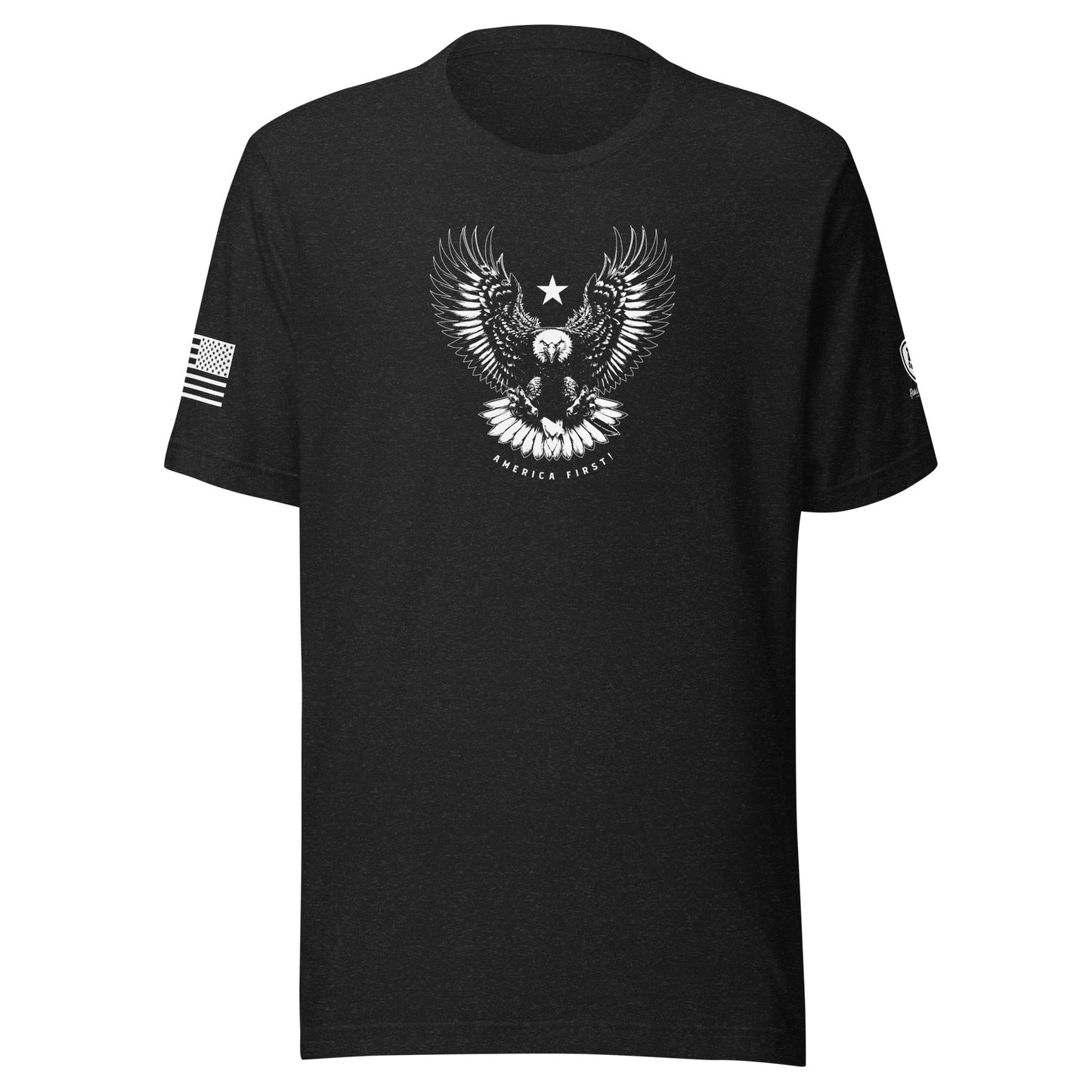 America - First T-Shirt - MAGA Tees for men - Patriotic Men's Shirts - Rebel Park USA