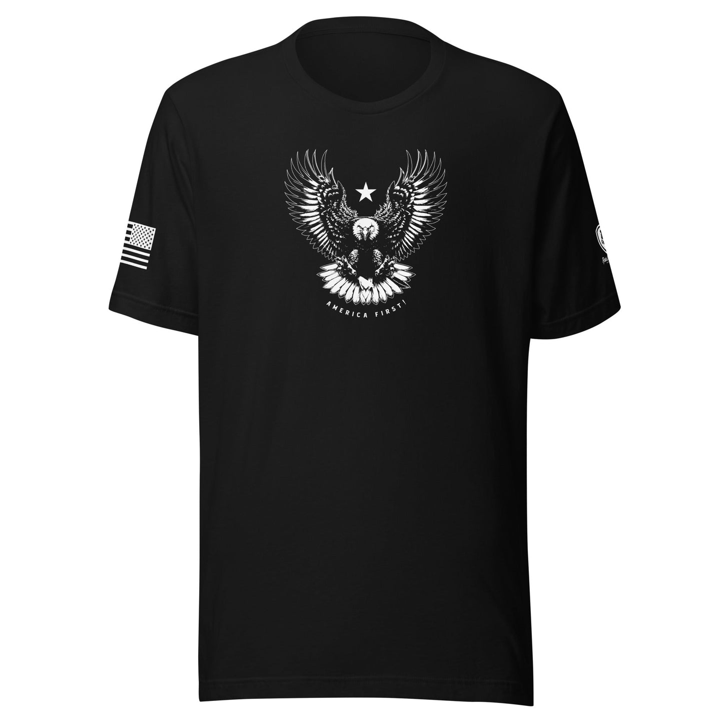 America - First T-Shirt - MAGA Tees for men - Patriotic Men's Shirts - Rebel Park USA