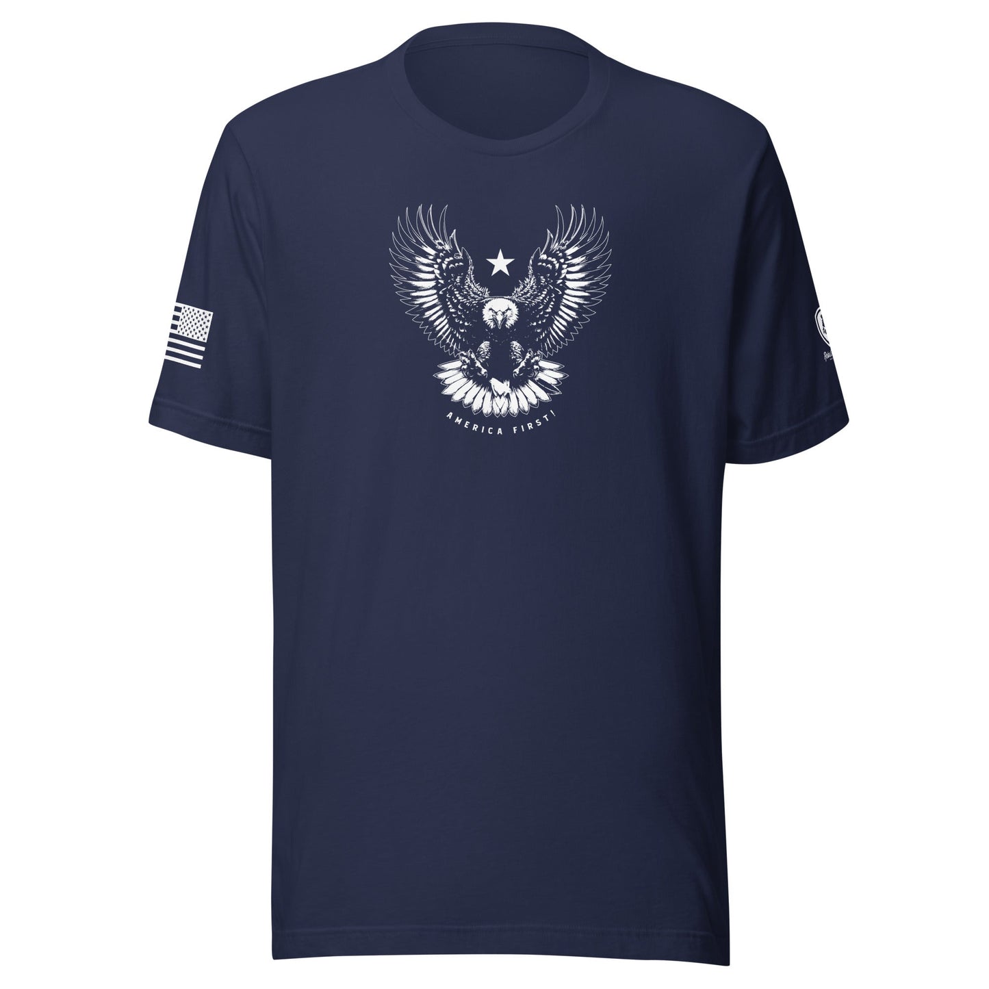 America - First T-Shirt - MAGA Tees for men - Patriotic Men's Shirts - Rebel Park USA