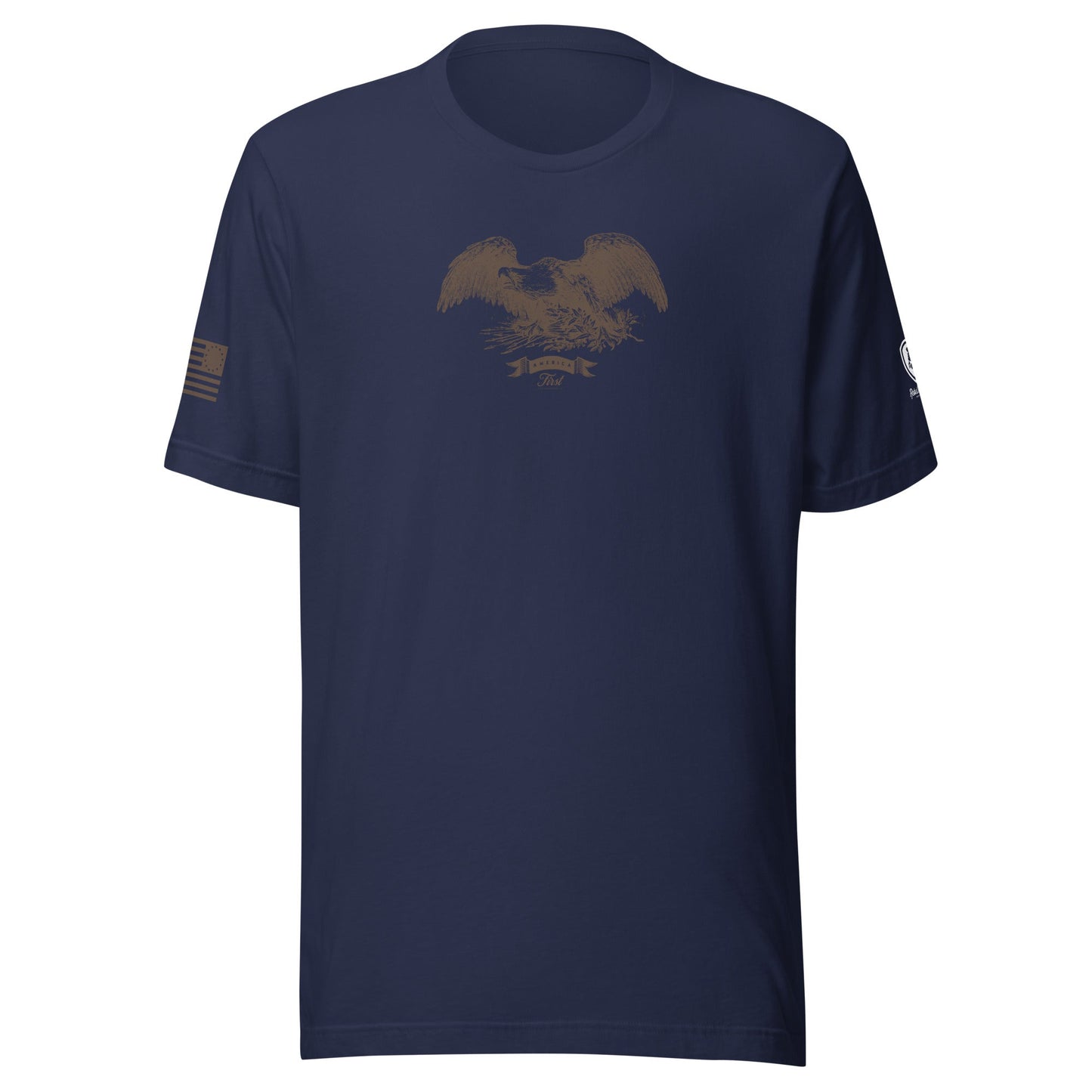 America First T-Shirt – Vintage Revolutionary Eagle Shirt for Men - Rebel Park USA