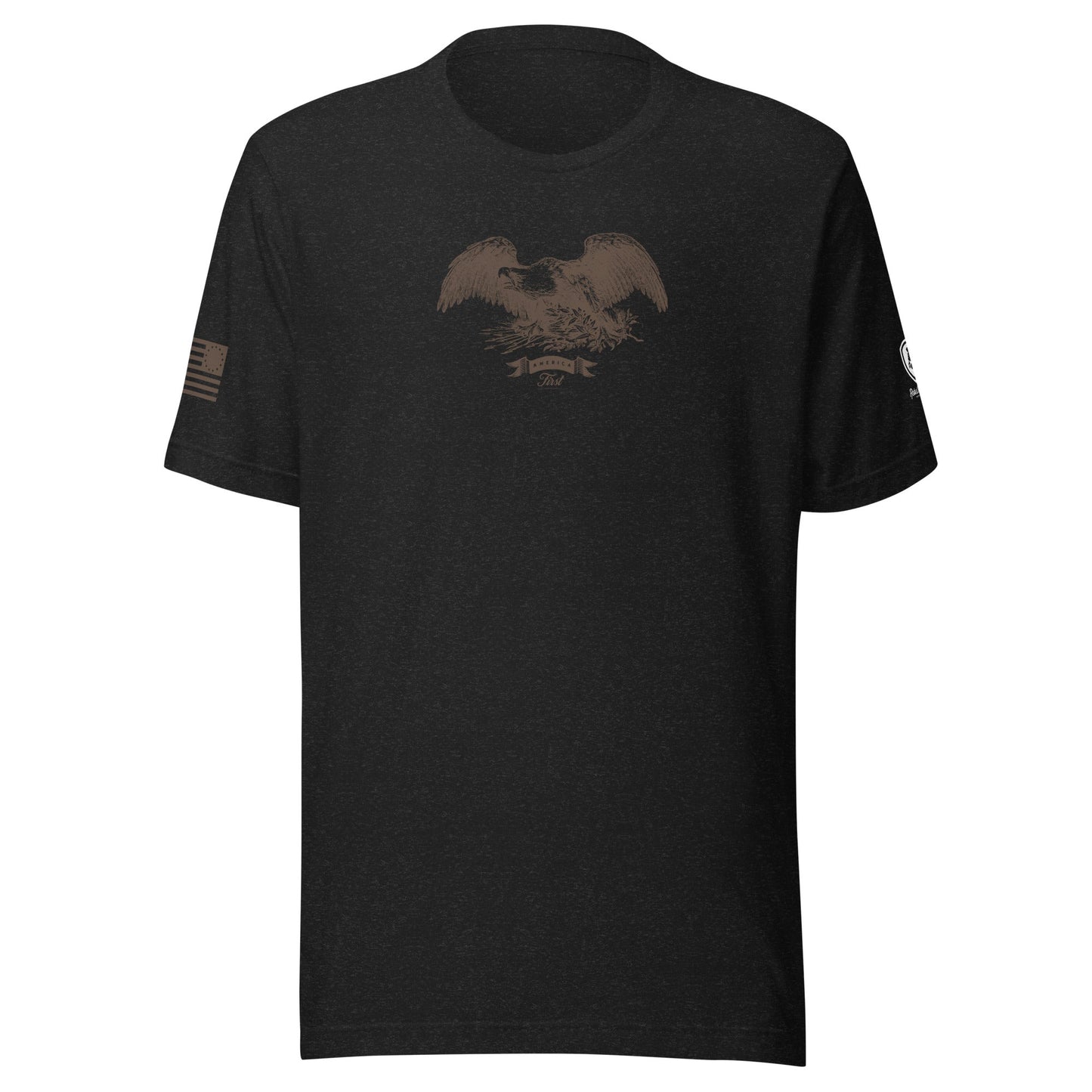 America First T-Shirt – Vintage Revolutionary Eagle Shirt for Men - Rebel Park USA