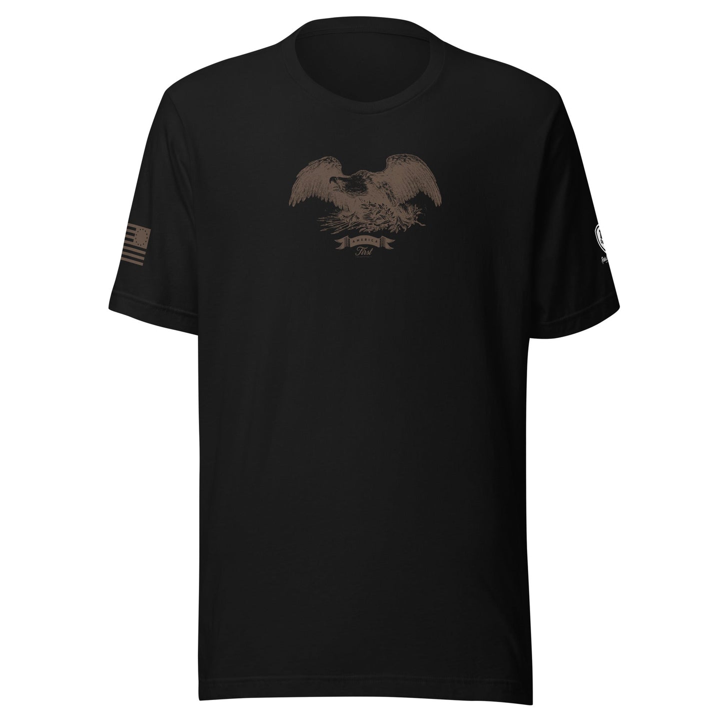 America First T-Shirt – Vintage Revolutionary Eagle Shirt for Men - Rebel Park USA