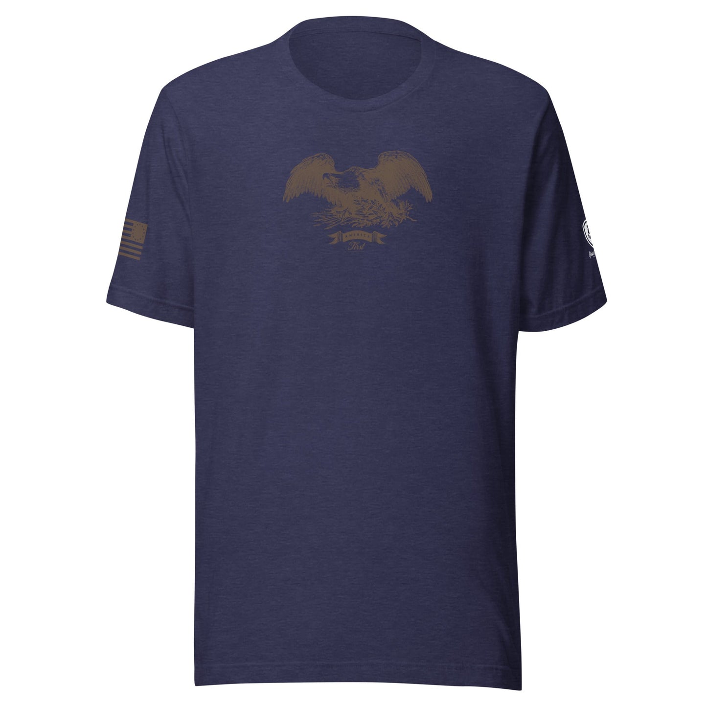 America First T-Shirt – Vintage Revolutionary Eagle Shirt for Men - Rebel Park USA