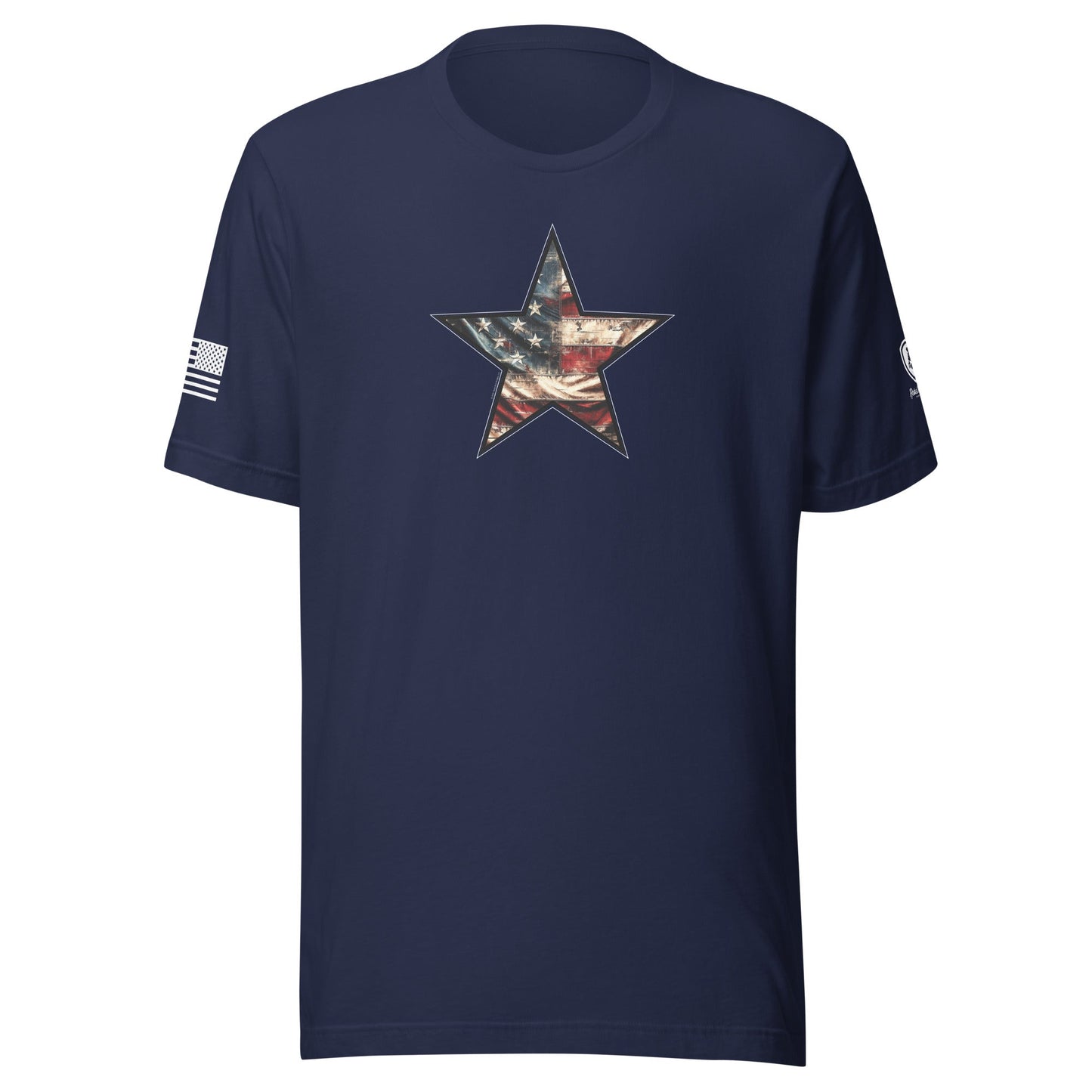 American Flag Star T-Shirt – Pro - USA Shirt for Men - Patriotic Tee - Rebel Park USA