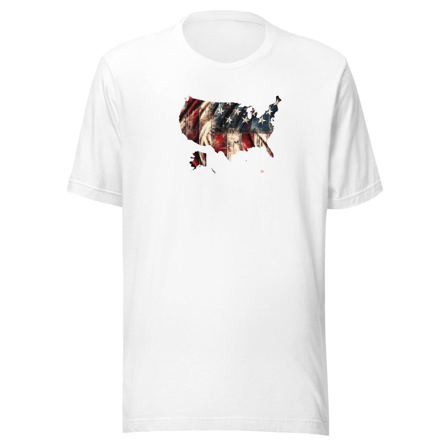 American - Made – USA Map T-Shirt - Patriotic Quality Graphic T-Shirts - Rebel Park USA