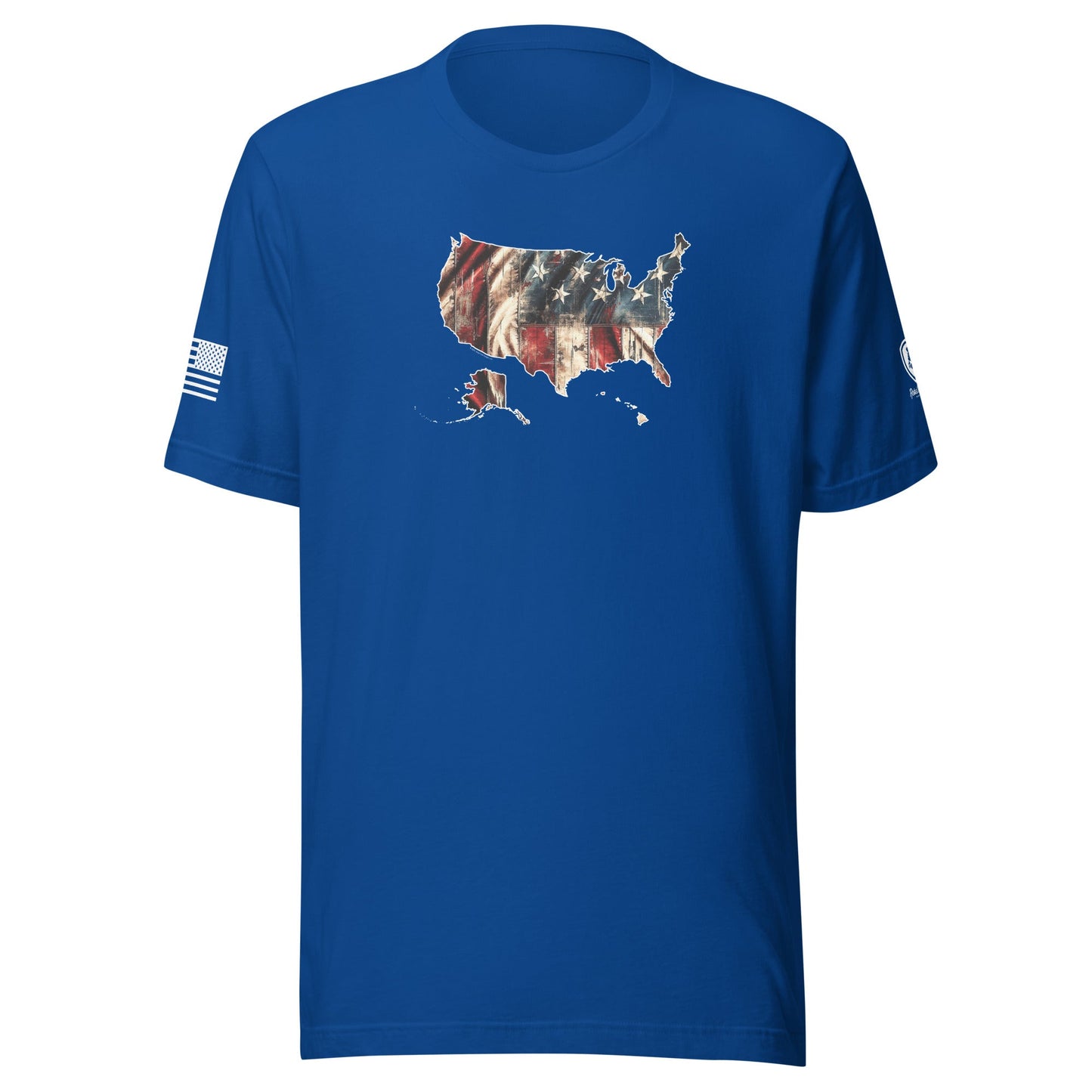 American - Made – USA Map T-Shirt - Patriotic Quality Graphic T-Shirts - Rebel Park USA