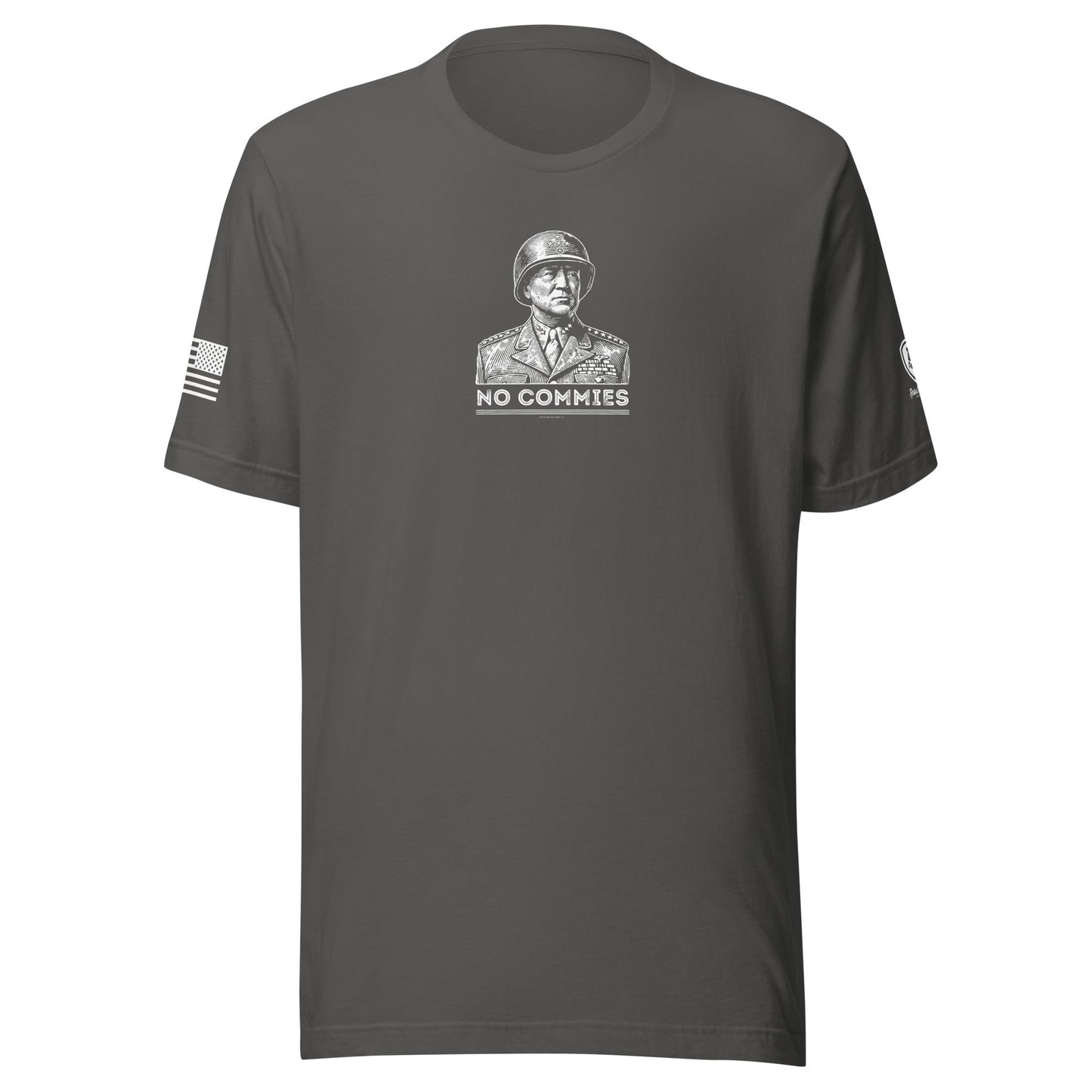 Anti - Communist T-Shirt - No Commies – Patton T-Shirt – WW2 T-Shirt - Rebel Park USA