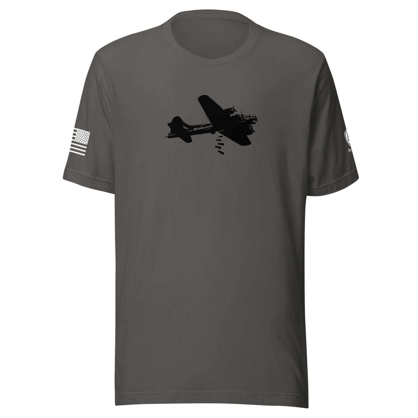 B - 17 Bomber Graphic Art T-Shirt – WWII Patriotic Graphic Tee - Rebel Park USA