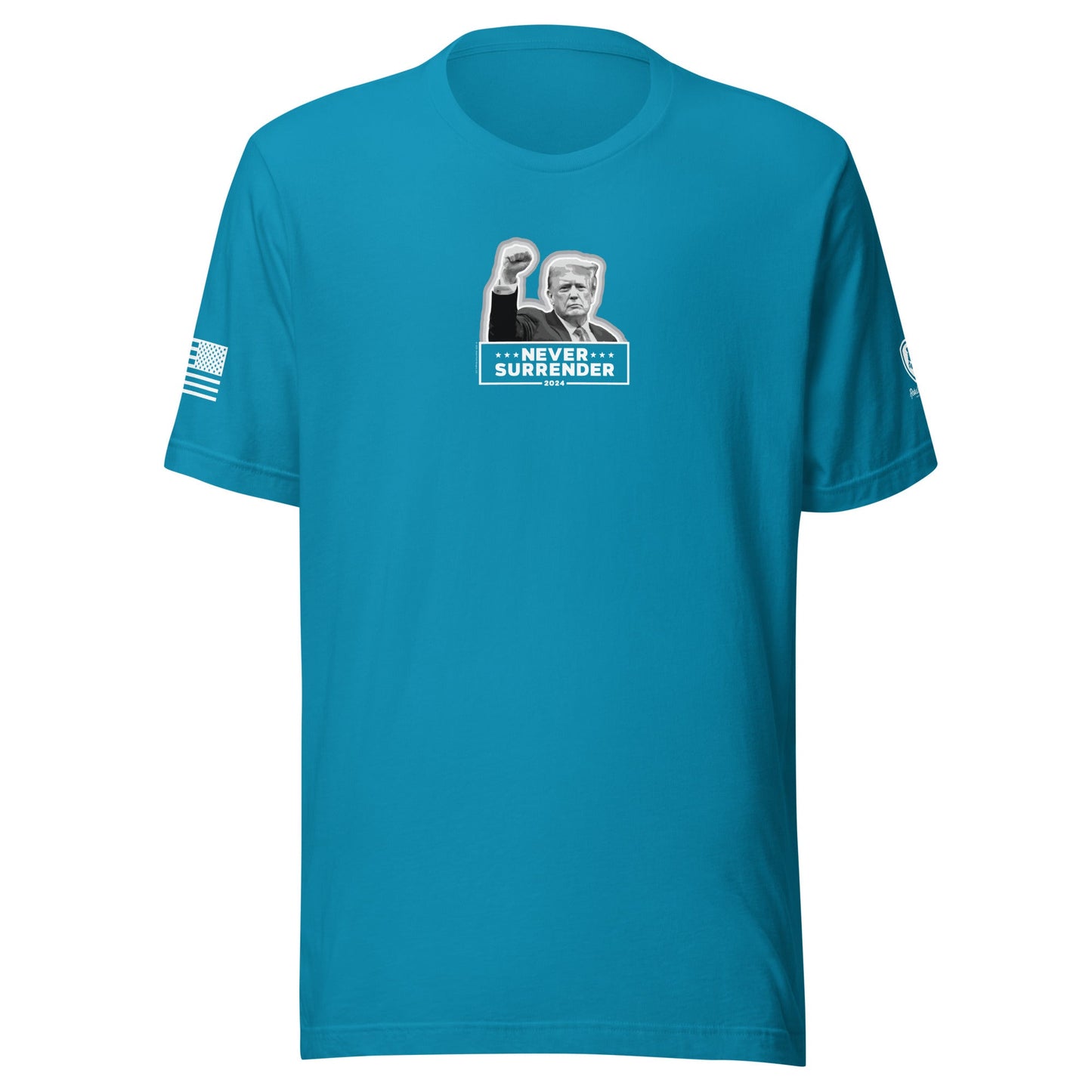 Bold Trump T-Shirt – MAGA Conservative Shirt - Never Surrender T-Shirt - Rebel Park USA