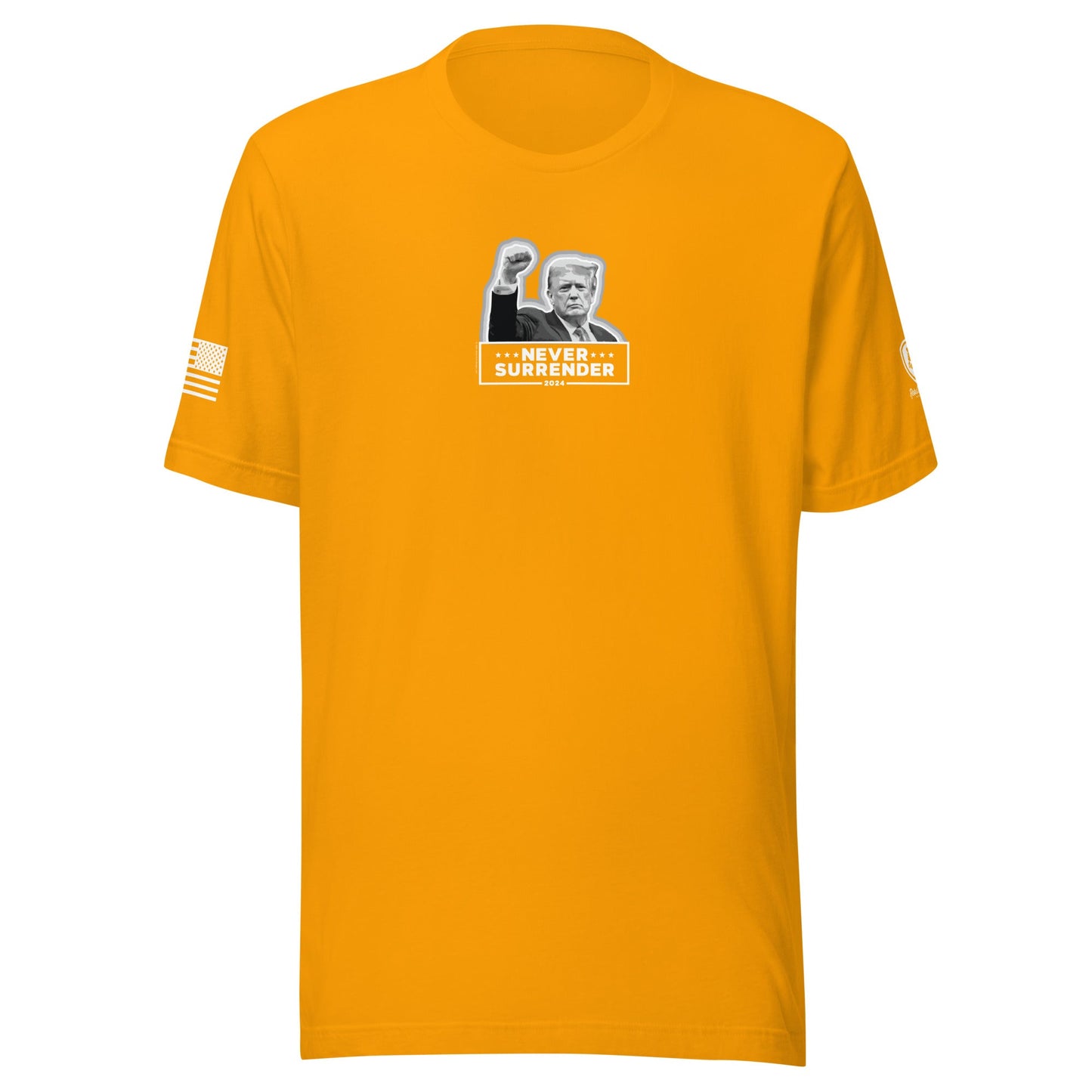 Bold Trump T-Shirt – MAGA Conservative Shirt - Never Surrender T-Shirt - Rebel Park USA