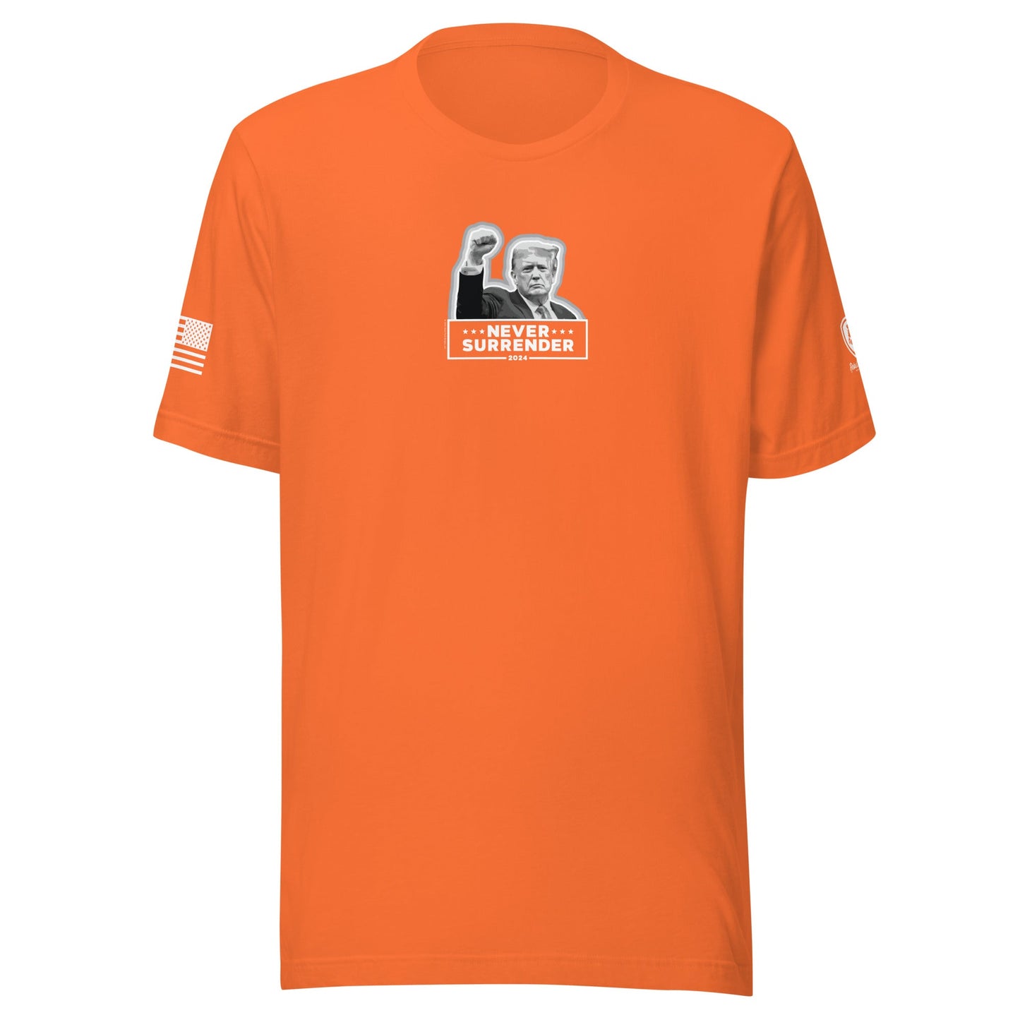 Bold Trump T-Shirt – MAGA Conservative Shirt - Never Surrender T-Shirt - Rebel Park USA