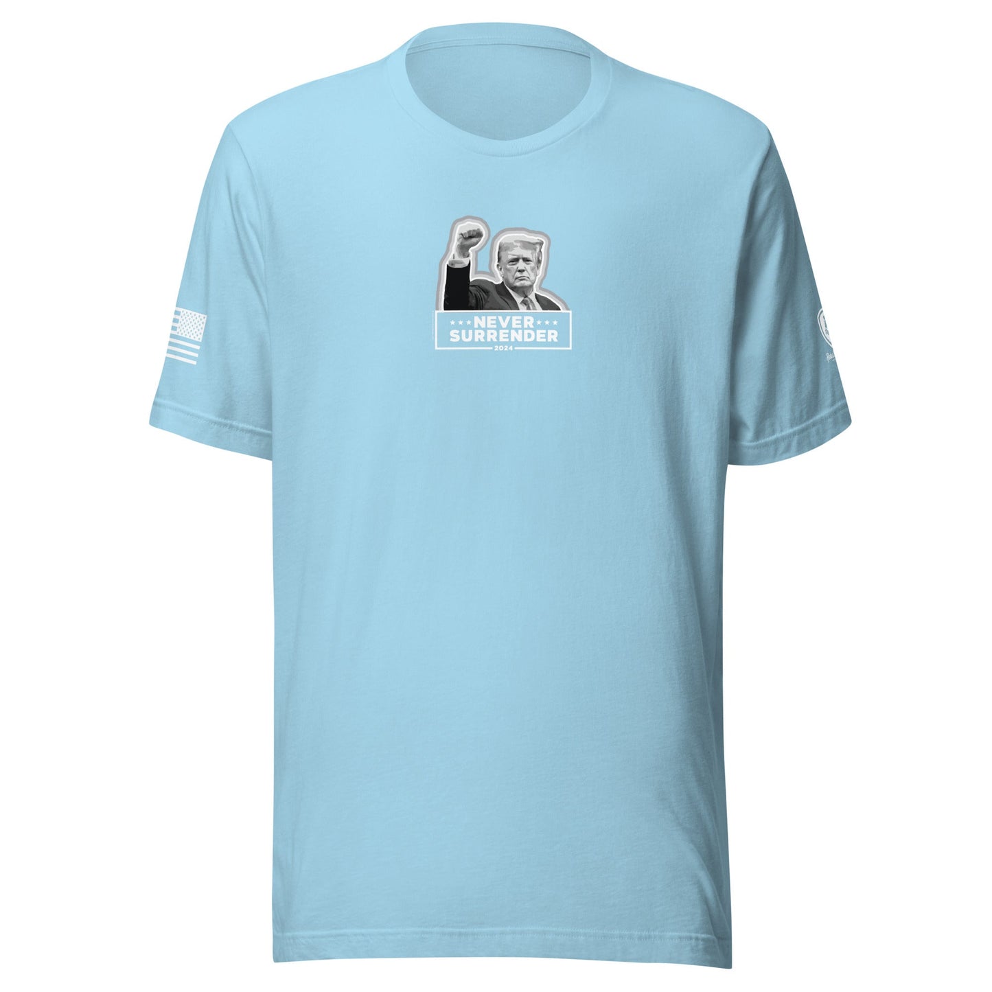 Bold Trump T-Shirt – MAGA Conservative Shirt - Never Surrender T-Shirt - Rebel Park USA