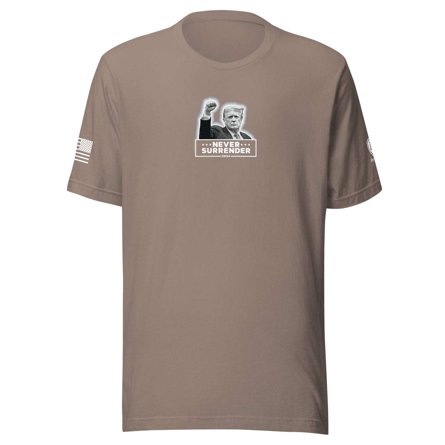 Bold Trump T-Shirt – MAGA Conservative Shirt - Never Surrender T-Shirt - Rebel Park USA