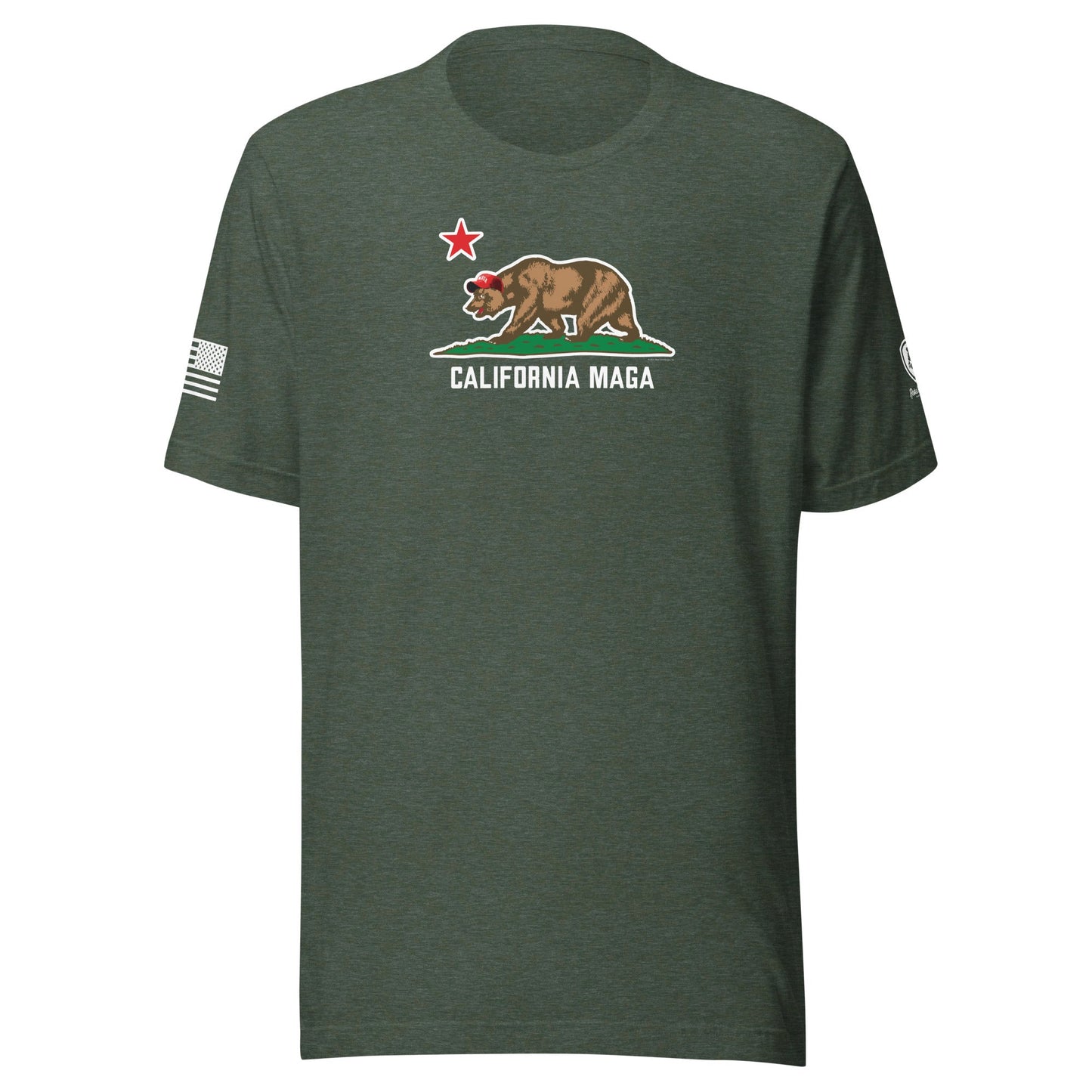 California MAGA T-Shirt – Trump Tee - Conservative West Coast T-Shirt - Rebel Park USA