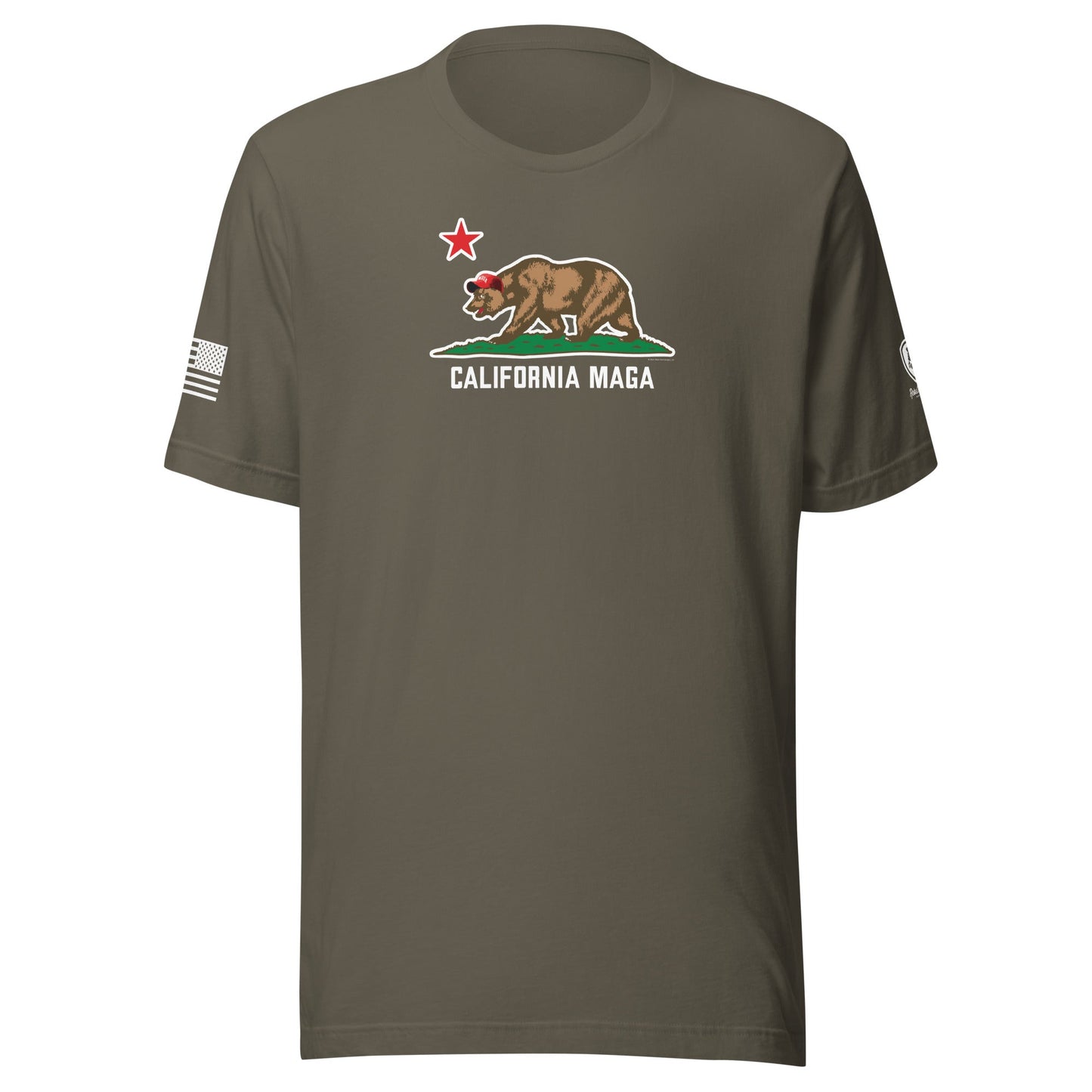 California MAGA T-Shirt – Trump Tee - Conservative West Coast T-Shirt - Rebel Park USA