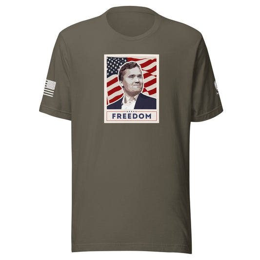 Charlie Kirk Poster T-Shirt - Conservative Tees - Rebel Park USA