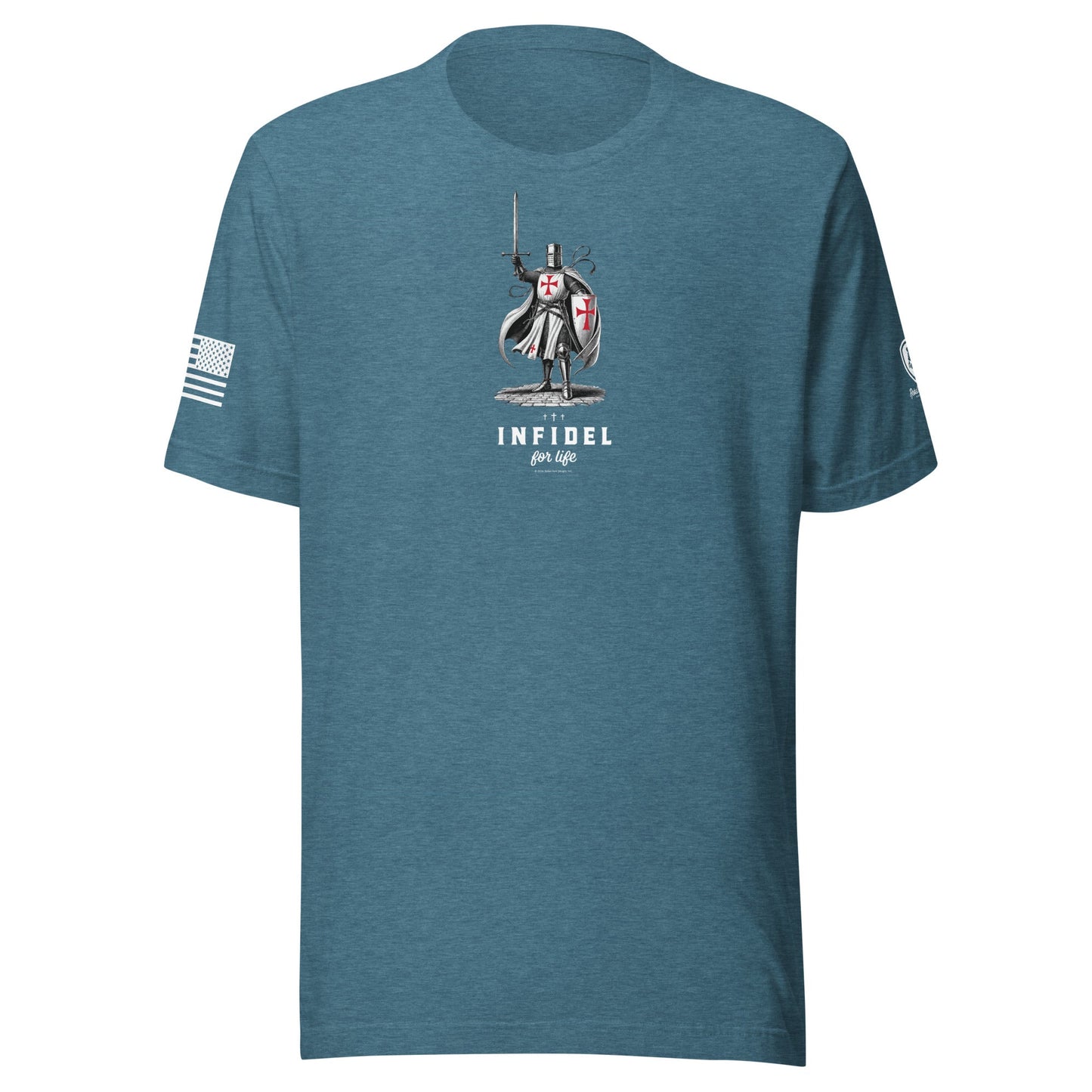 Christian T-Shirt for Men – Faith - Based Tee - Infidel Forever T-Shirt - Rebel Park USA