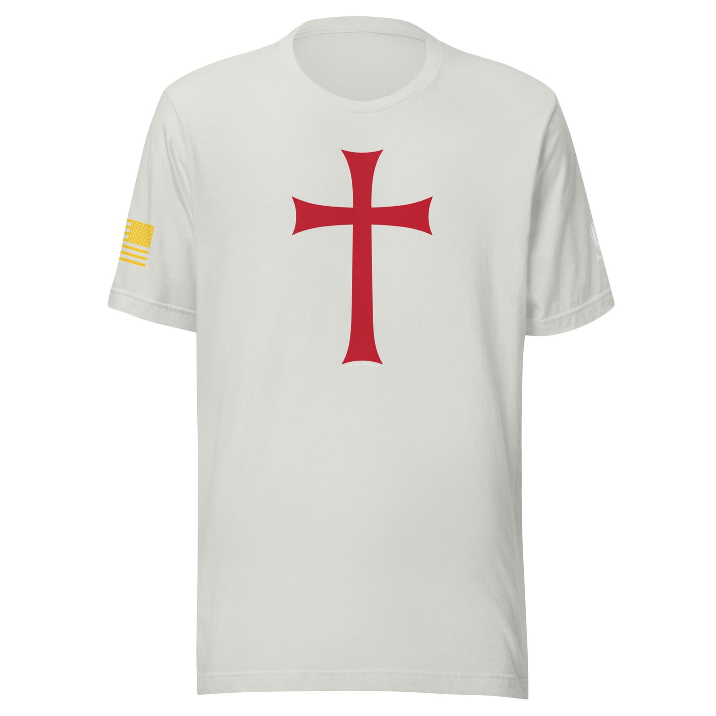 Crusader T-Shirt - Christian Men's T-Shirts - Conservative Tees - Templar Cross Shirt - Rebel Park USA