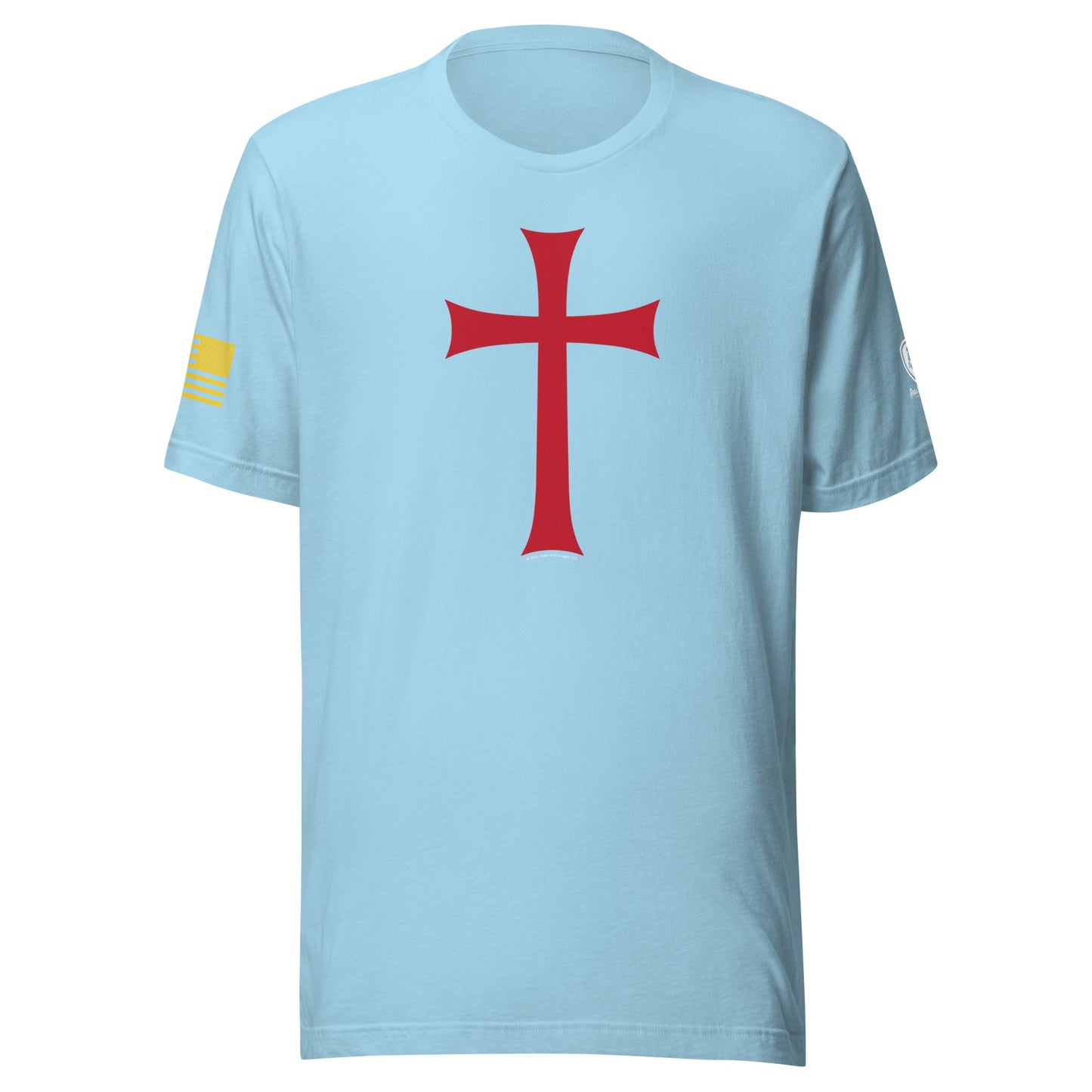 Crusader T-Shirt - Christian Men's T-Shirts - Conservative Tees - Templar Cross Shirt - Rebel Park USA