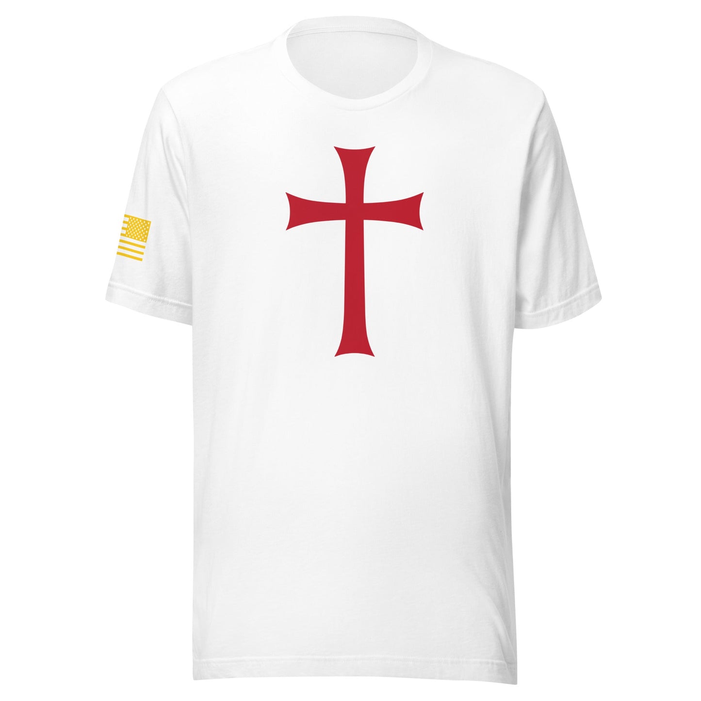 Crusader T-Shirt - Christian Men's T-Shirts - Conservative Tees - Templar Cross Shirt - Rebel Park USA