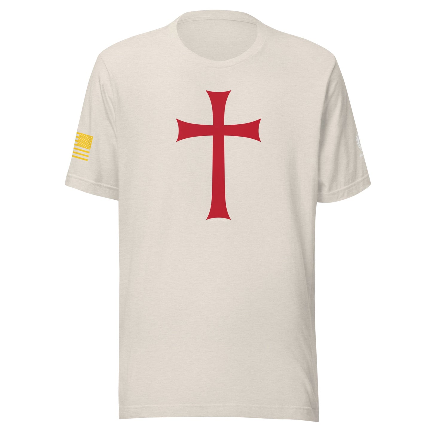 Crusader T-Shirt - Christian Men's T-Shirts - Conservative Tees - Templar Cross Shirt - Rebel Park USA