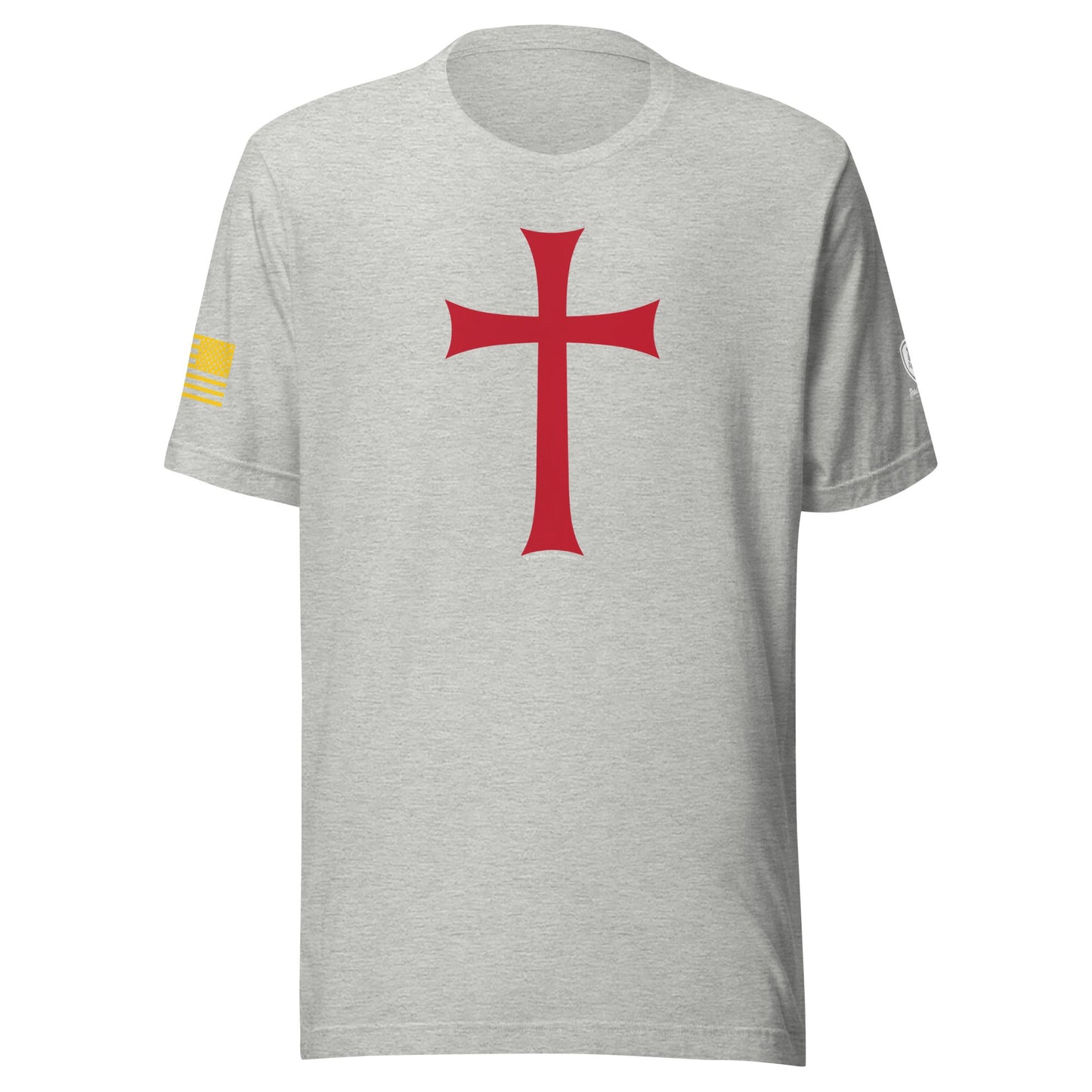 Crusader T-Shirt - Christian Men's T-Shirts - Conservative Tees - Templar Cross Shirt - Rebel Park USA