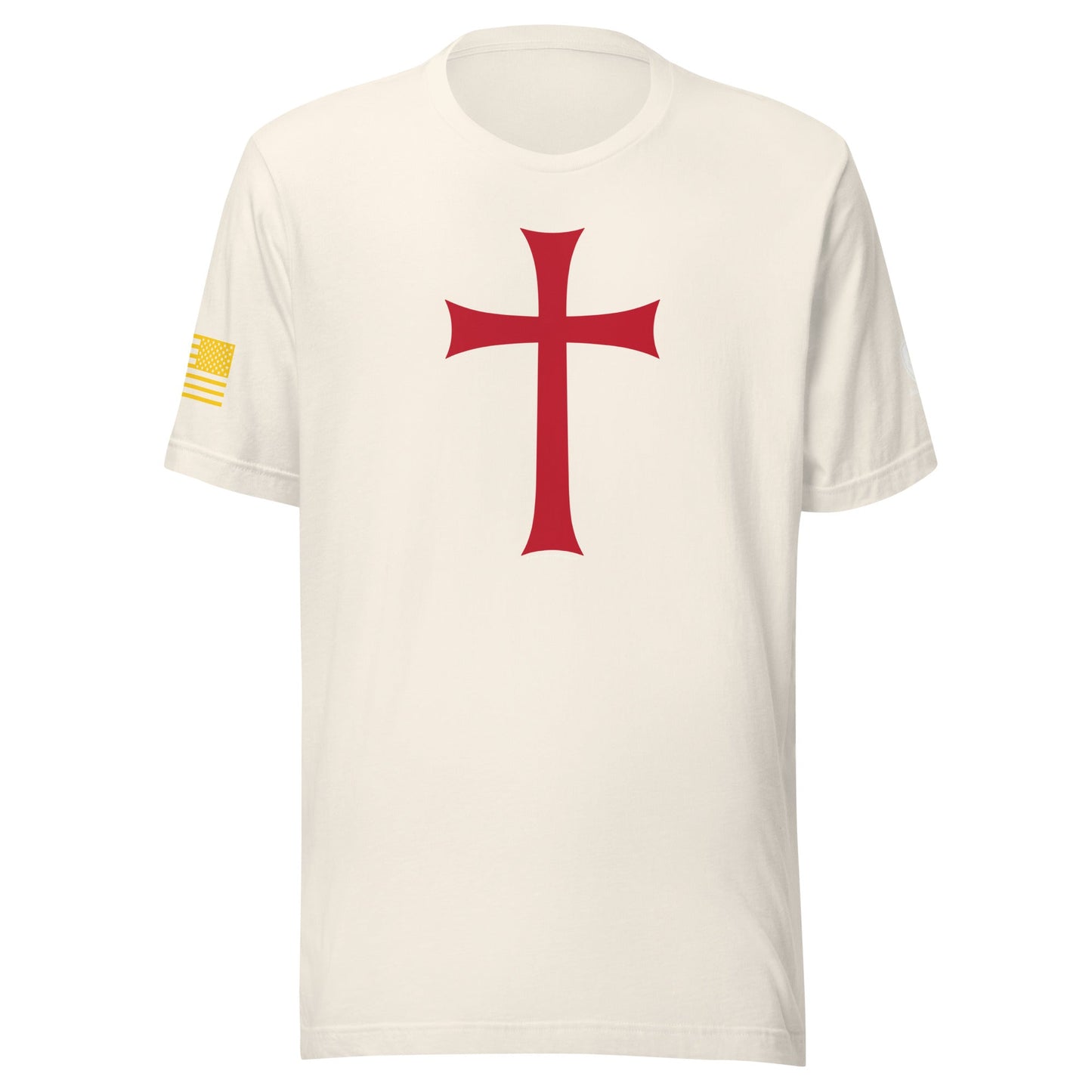 Crusader T-Shirt - Christian Men's T-Shirts - Conservative Tees - Templar Cross Shirt - Rebel Park USA