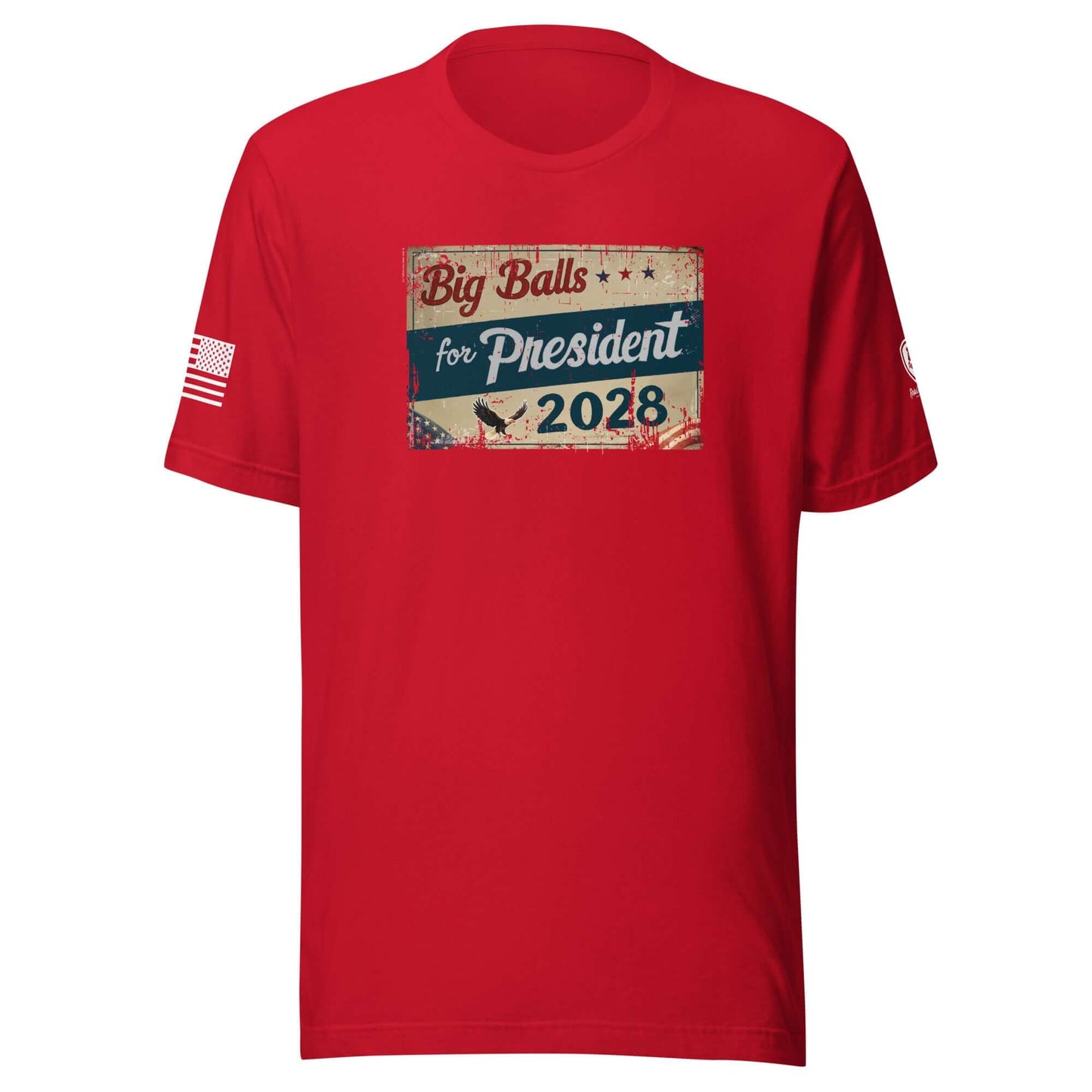 Daring Political Satire – Big Balls MAGA Shirt with DOGE Edge - Rebel Park USA