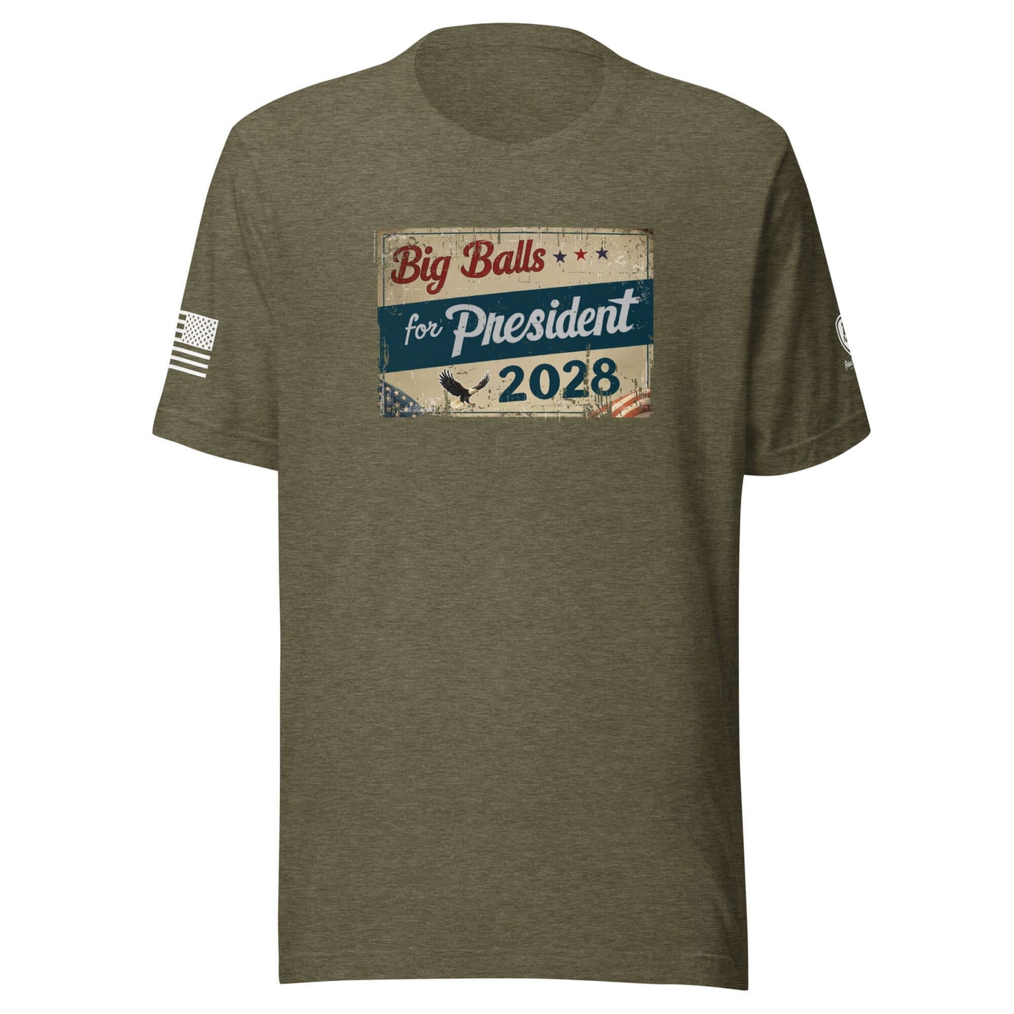 Daring Political Satire – Big Balls MAGA Shirt with DOGE Edge - Rebel Park USA