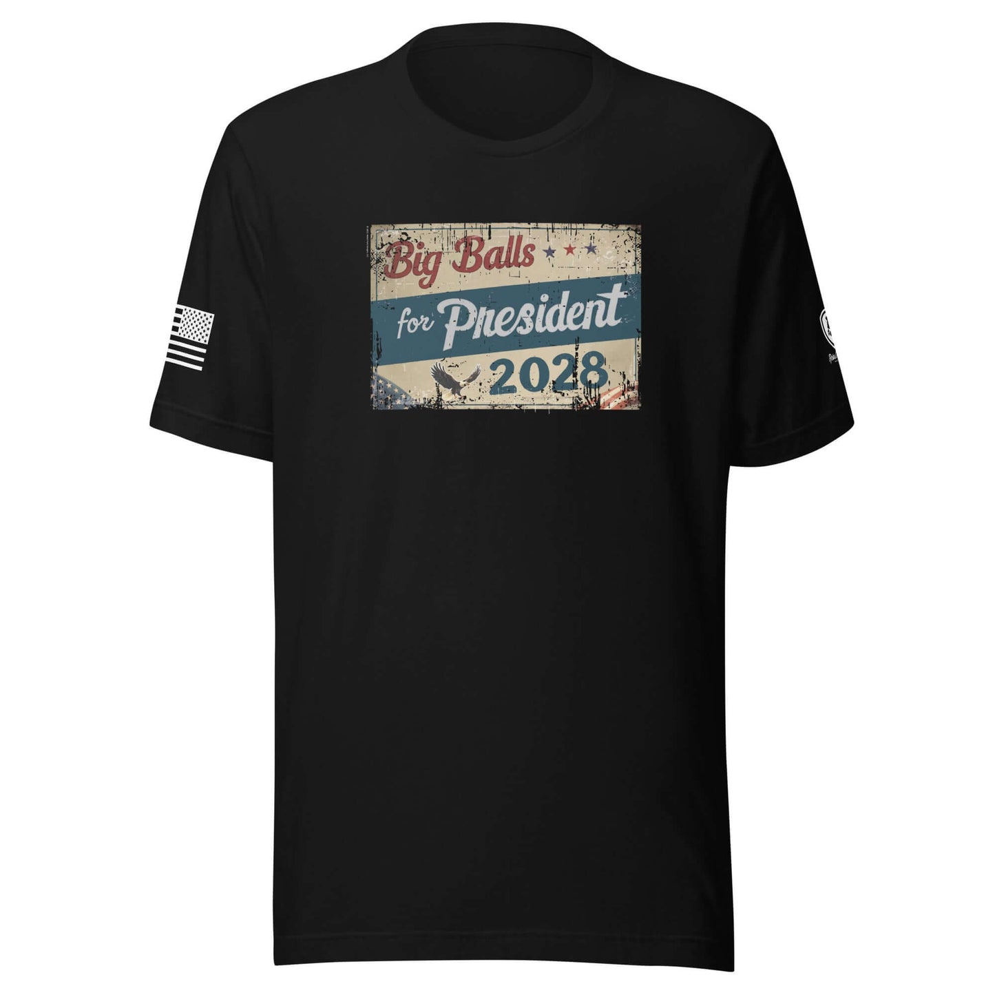 Daring Political Satire – Big Balls MAGA Shirt with DOGE Edge - Rebel Park USA