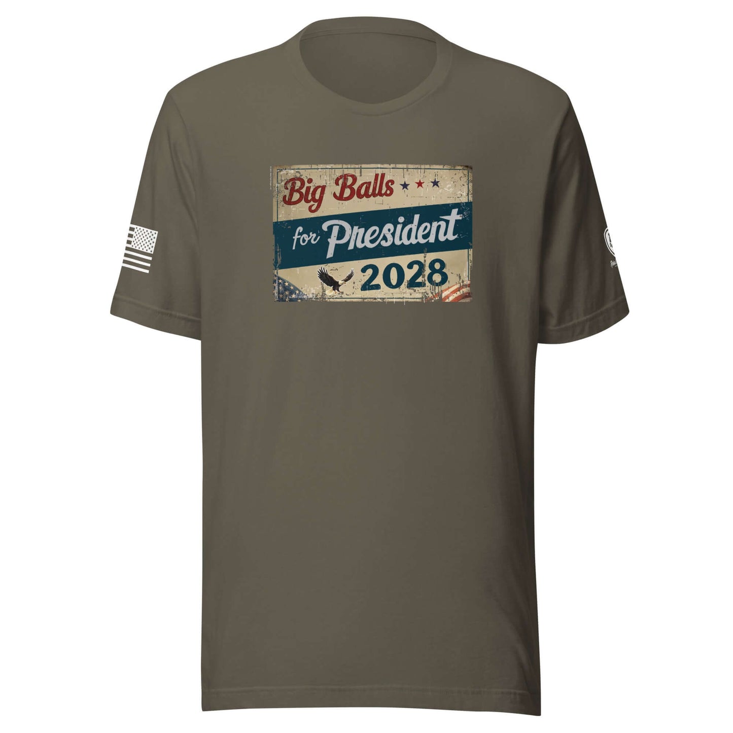Daring Political Satire – Big Balls MAGA Shirt with DOGE Edge - Rebel Park USA