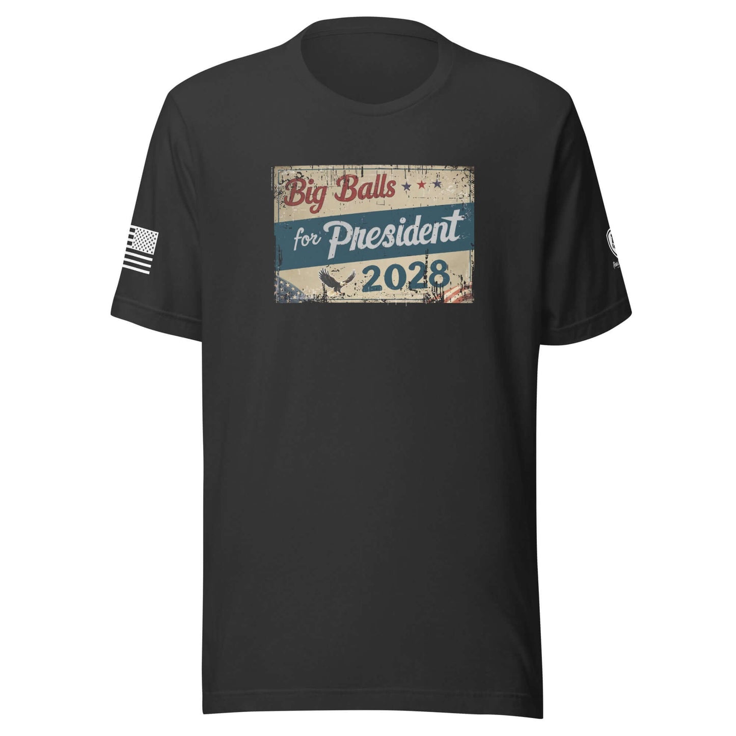Daring Political Satire – Big Balls MAGA Shirt with DOGE Edge - Rebel Park USA