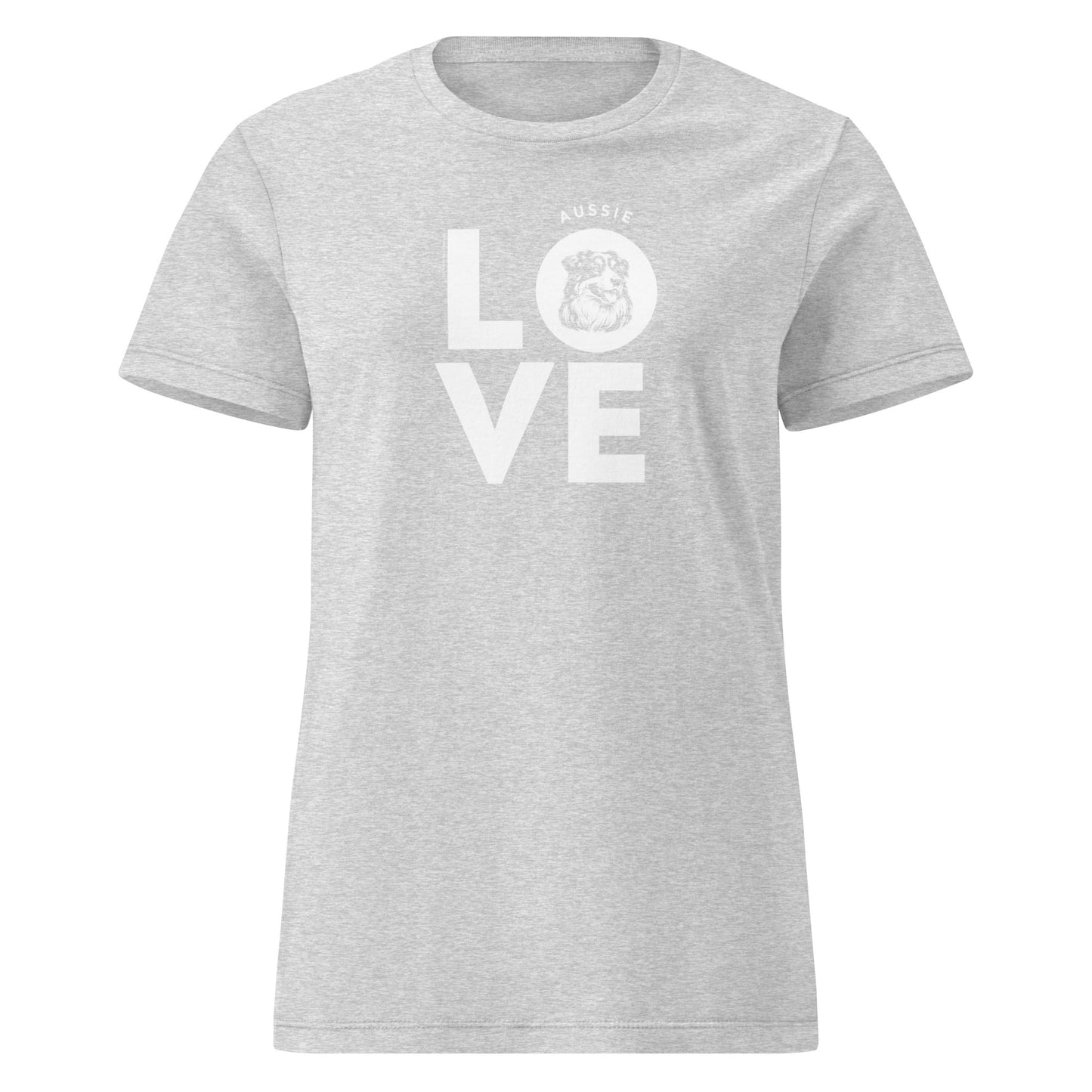 Dog Lovers Tee for Women - Aussie Love Tee - Australian Shepherd Tee - Rebel Park USA