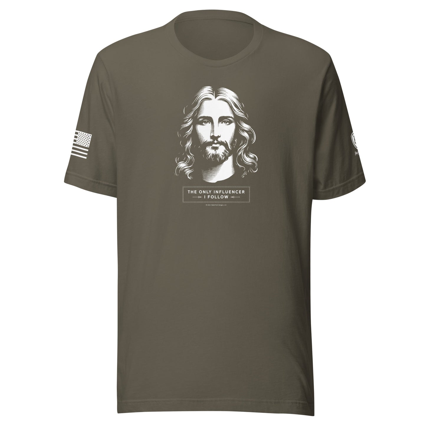 Faith - Based T-Shirt – Jesus - The Only Influencer I Follow - Tee - Rebel Park USA
