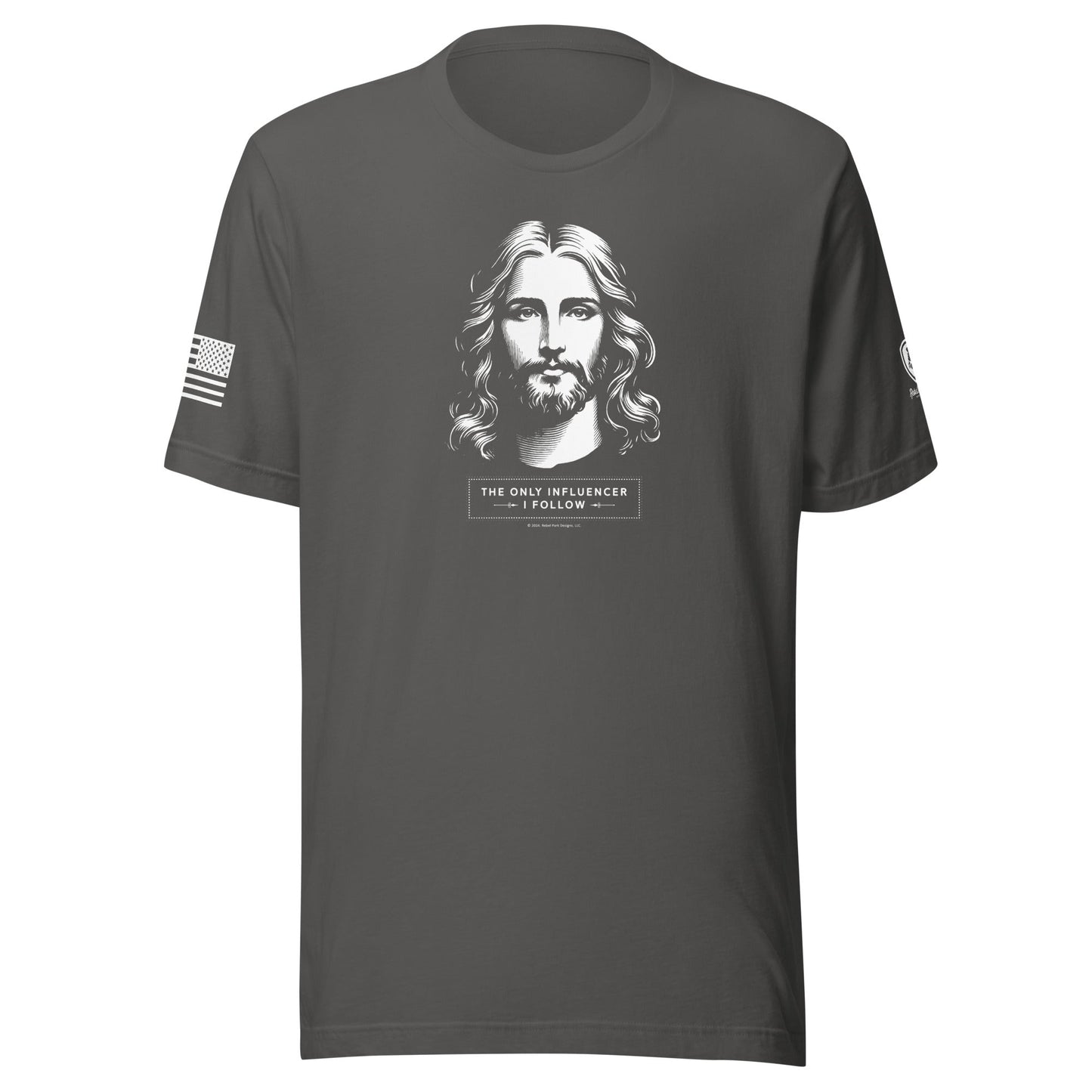 Faith - Based T-Shirt – Jesus - The Only Influencer I Follow - Tee - Rebel Park USA
