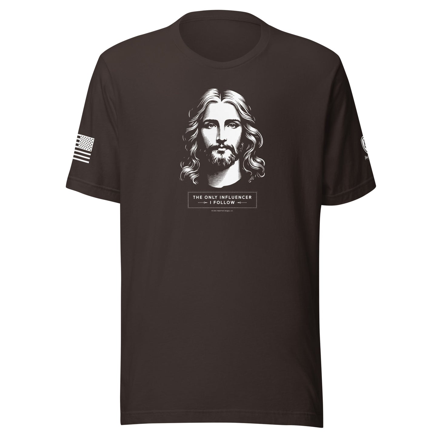 Faith - Based T-Shirt – Jesus - The Only Influencer I Follow - Tee - Rebel Park USA