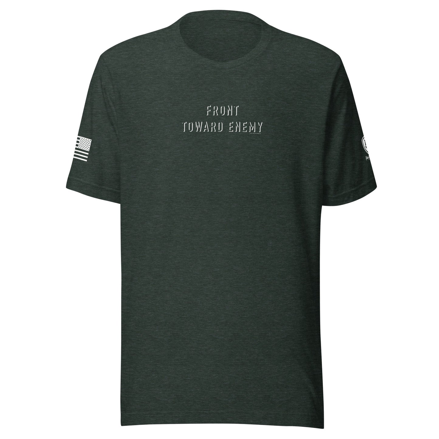 Front Toward Enemy T-Shirt - Military T-Shirts for Men - Satirical Tee - Rebel Park USA