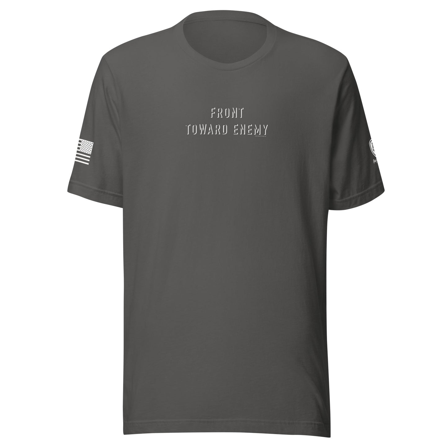 Front Toward Enemy T-Shirt - Military T-Shirts for Men - Satirical Tee - Rebel Park USA