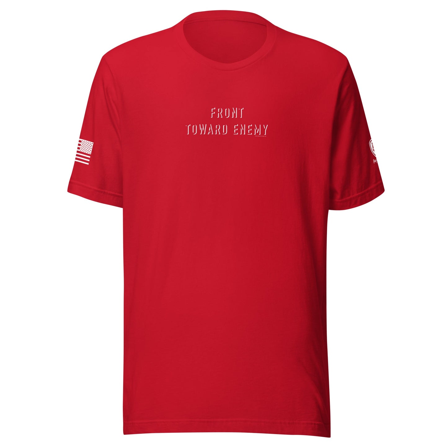Front Toward Enemy T-Shirt - Military T-Shirts for Men - Satirical Tee - Rebel Park USA