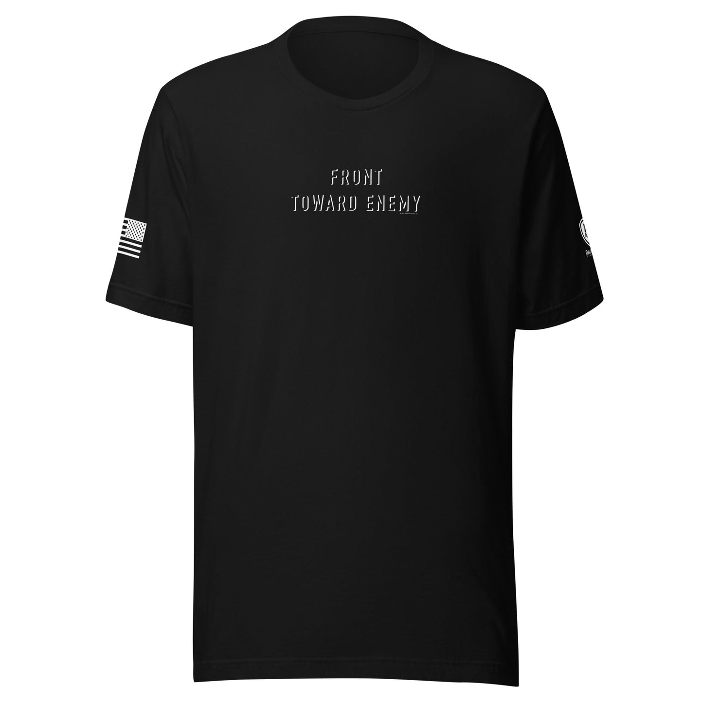 Front Toward Enemy T-Shirt - Military T-Shirts for Men - Satirical Tee - Rebel Park USA