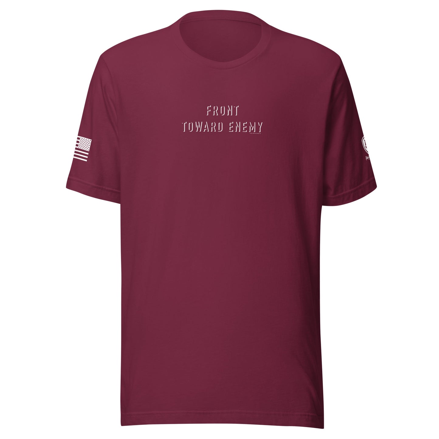 Front Toward Enemy T-Shirt - Military T-Shirts for Men - Satirical Tee - Rebel Park USA