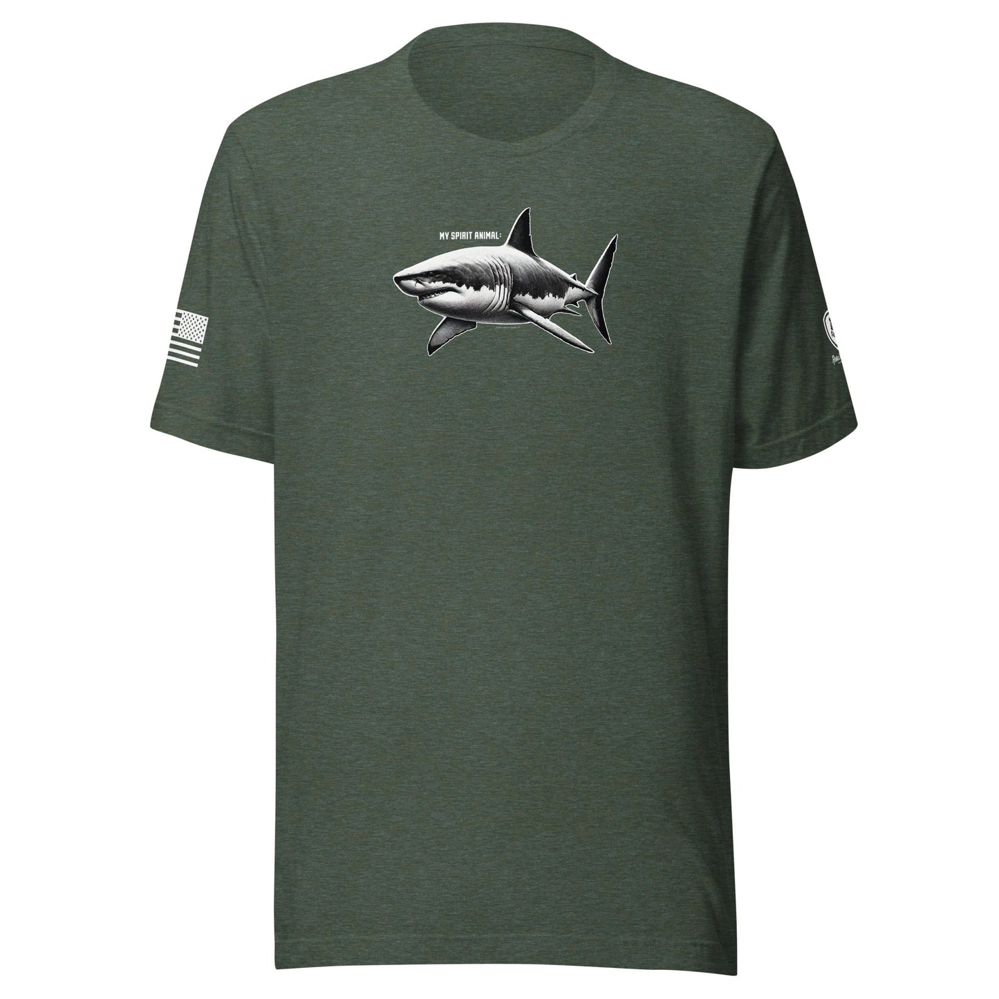 Funny Apparel for Men - Spirit Animal T-Shirt – Great White Shark Tee - Rebel Park USA