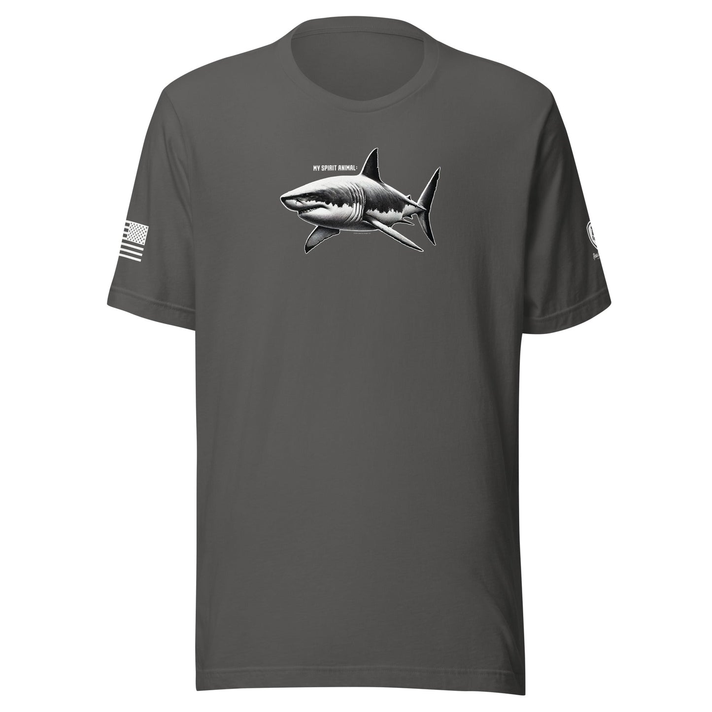 Funny Apparel for Men - Spirit Animal T-Shirt – Great White Shark Tee - Rebel Park USA