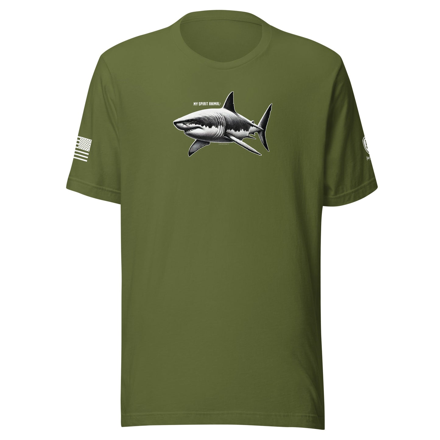 Funny Apparel for Men - Spirit Animal T-Shirt – Great White Shark Tee - Rebel Park USA