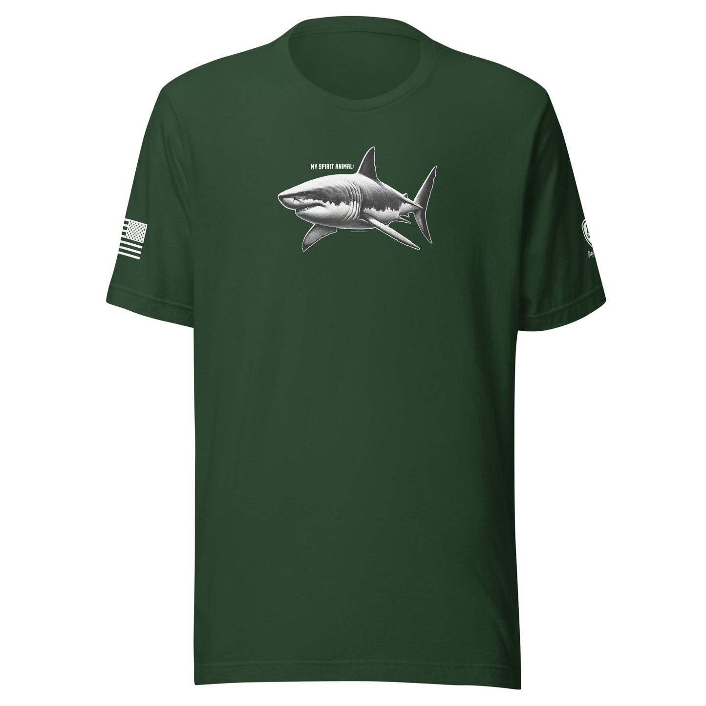 Funny Apparel for Men - Spirit Animal T-Shirt – Great White Shark Tee - Rebel Park USA